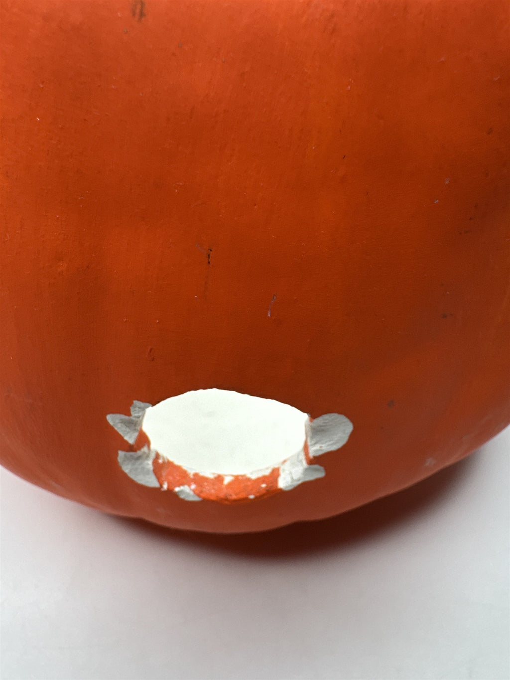 Vintage Ceramic Pumpkin Hand Made Jack O Lantern Light Bowl (Light Not Included)