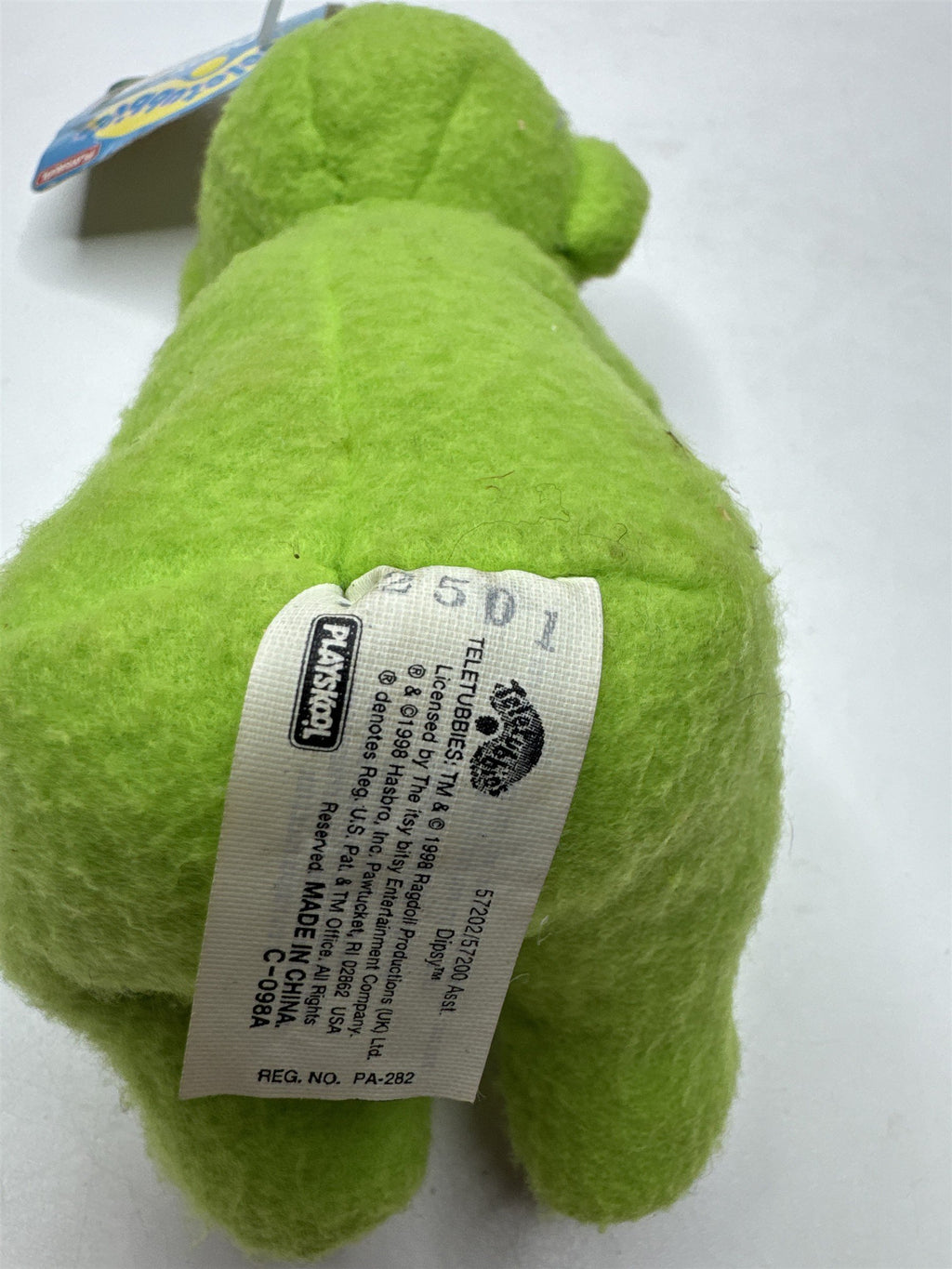 Retired Teletubbies Dipsy Green Soft Plush Toy /w Tag