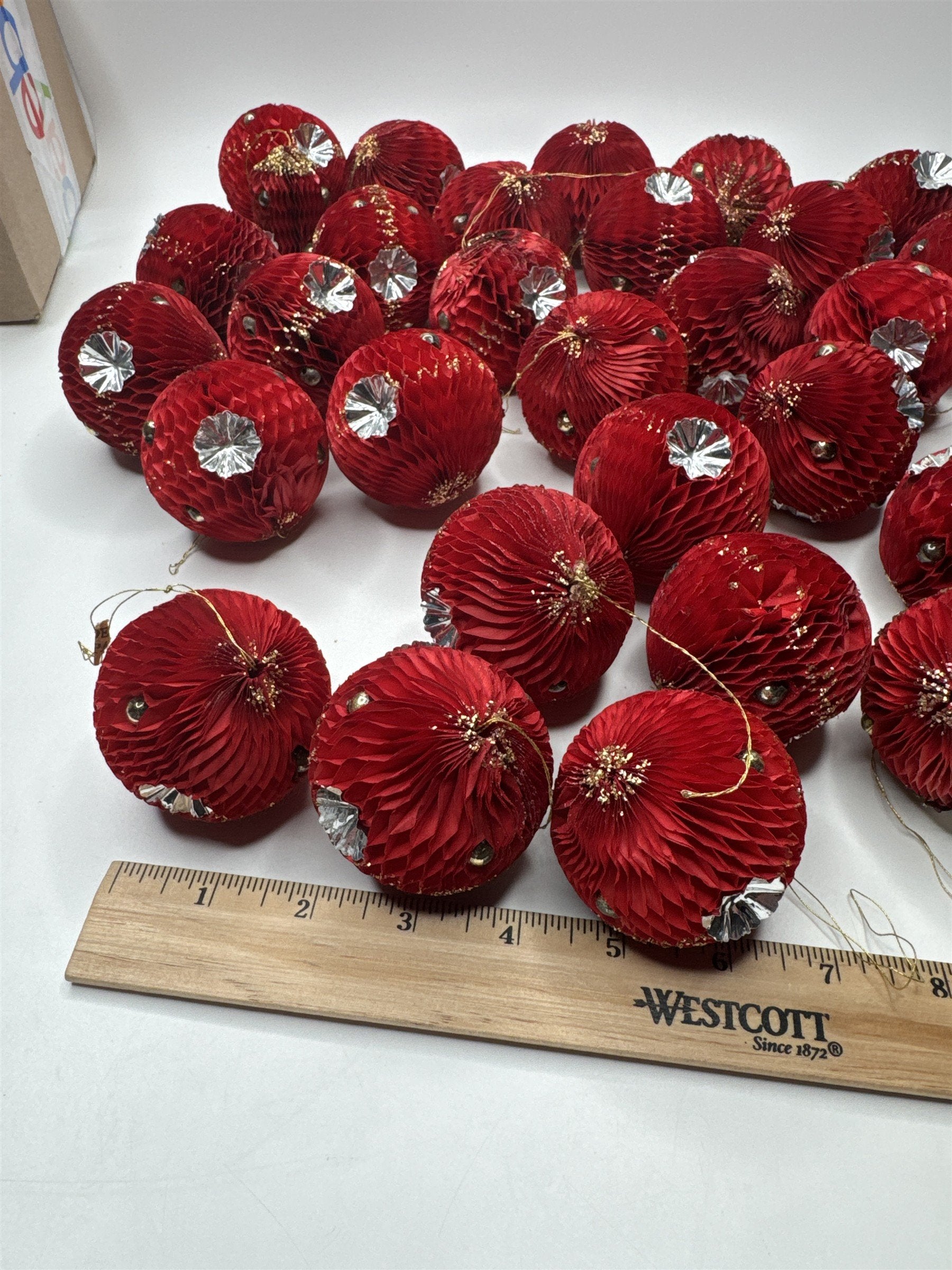 Lot of 12 Vintage Wire Bells Ornaments Christmas Home Decor Multicolored Balls