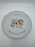 Vintage Kewpie Doll Plate "Love to you Today, Tomorrow, and Always"