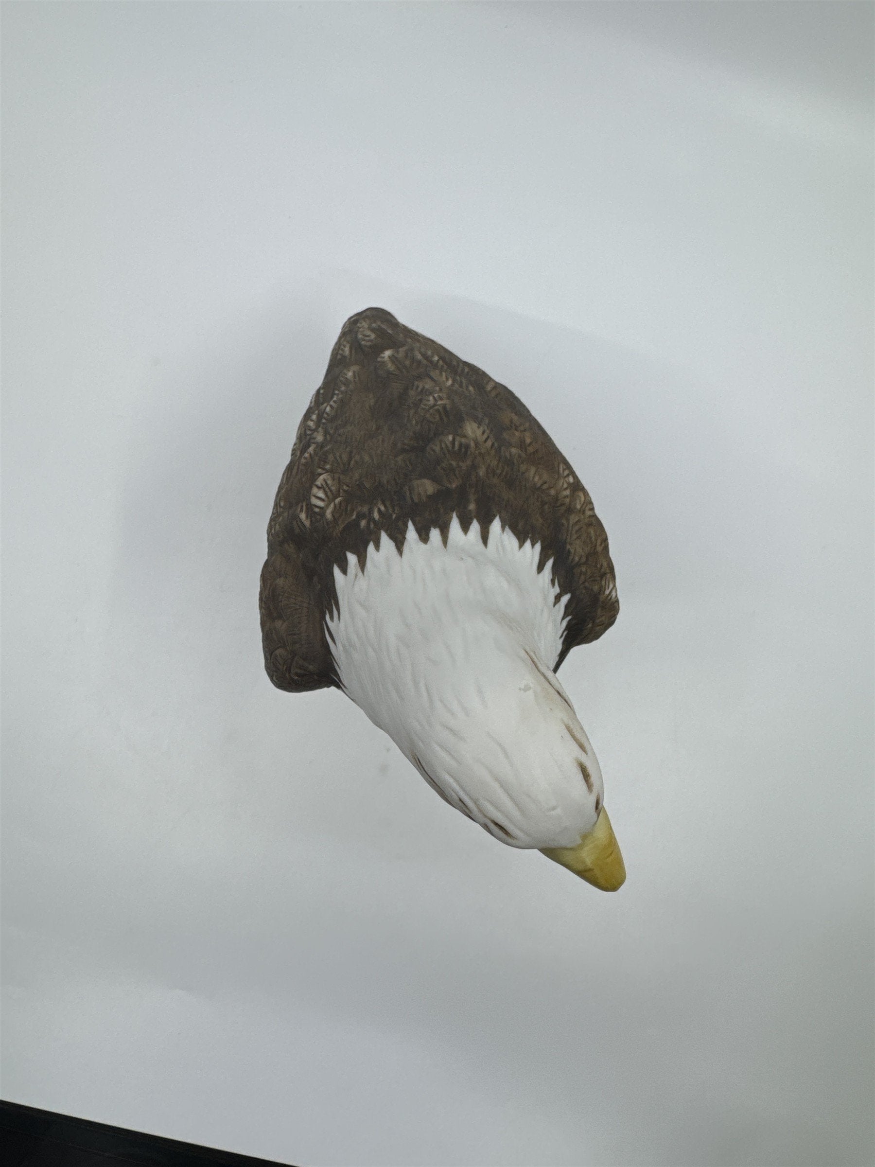 Vintage Ceramic Enesco Bald Eagle Sitting On Rock Nature/Outdoors Decor