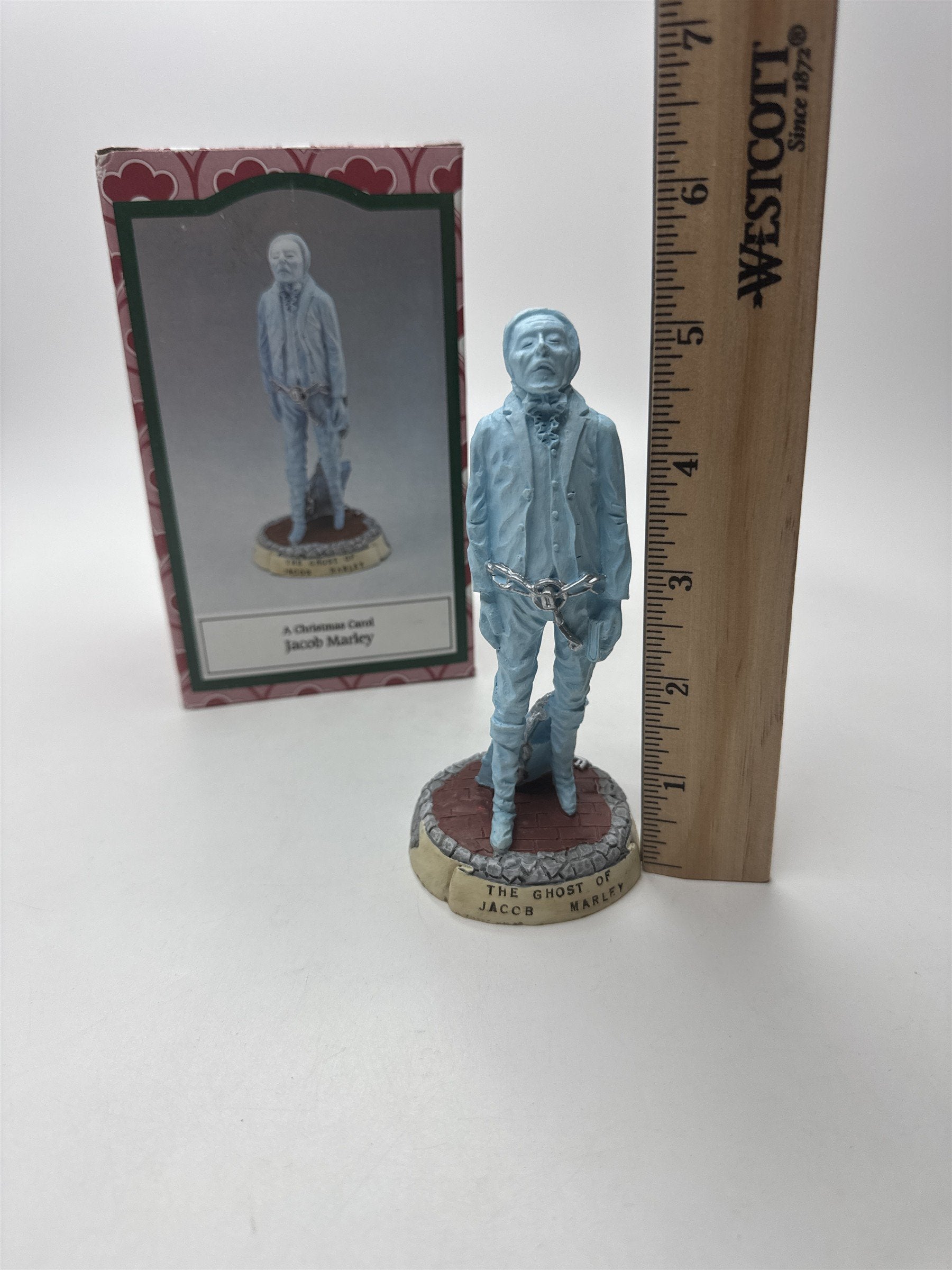1993 Novelino Dickens A Christmas Carol The Ghost of Jacob Marley Boxed Figurine