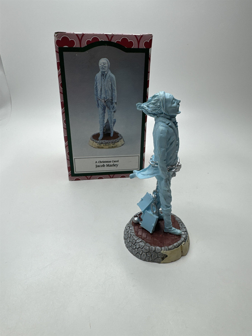 1993 Novelino Dickens A Christmas Carol The Ghost of Jacob Marley Boxed Figurine