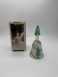 Vintage Jay Import Co Inc 16-1512B Christmas Tree Glass Dinner Bell