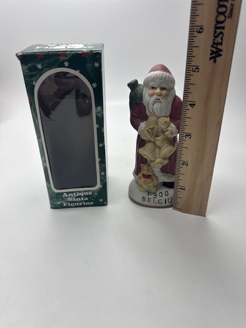 Christmas Reproductions Memories of Santa 1900 Belgium Figurine Vintage