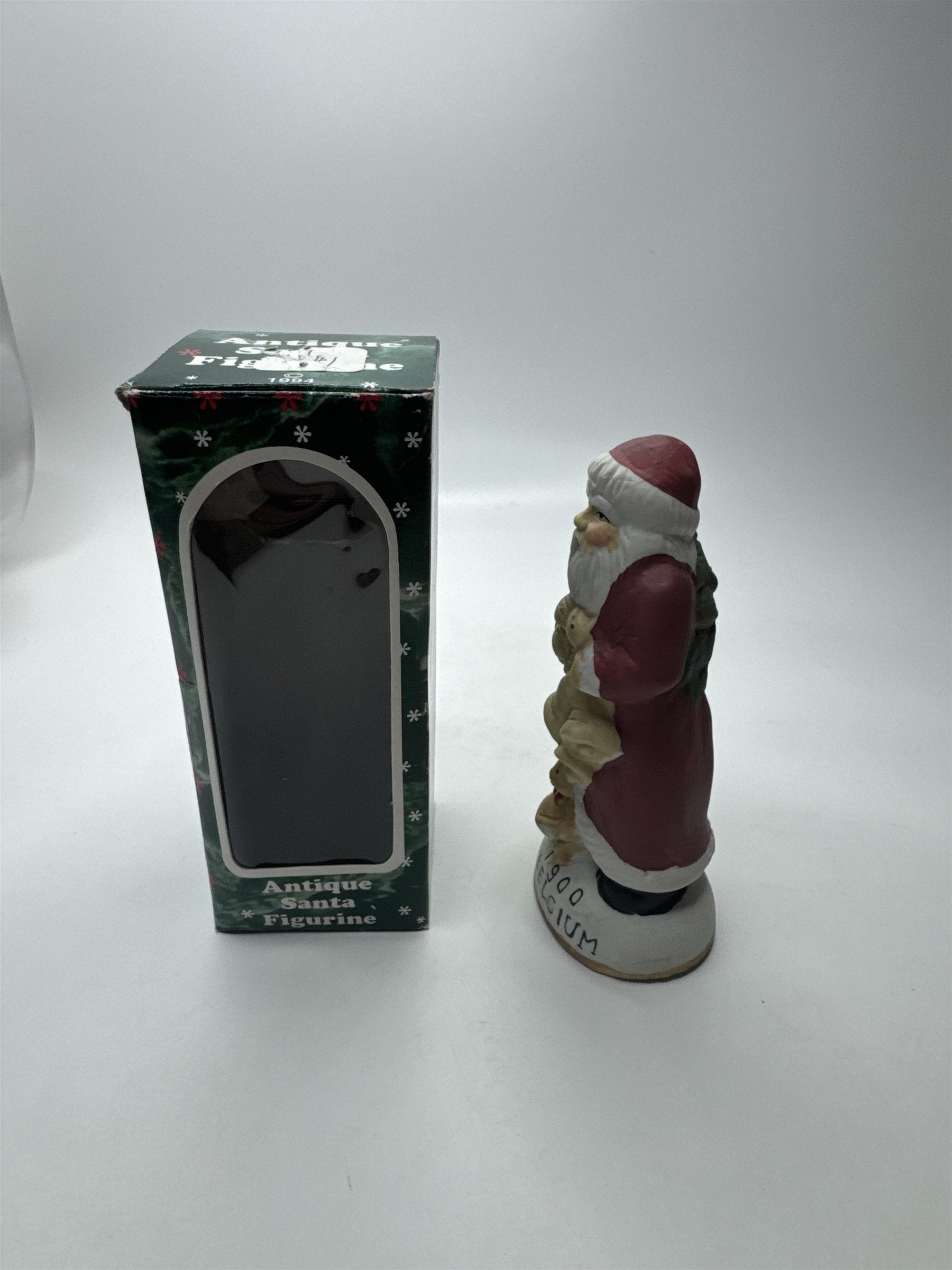 Christmas Reproductions Memories of Santa 1900 Belgium Figurine Vintage