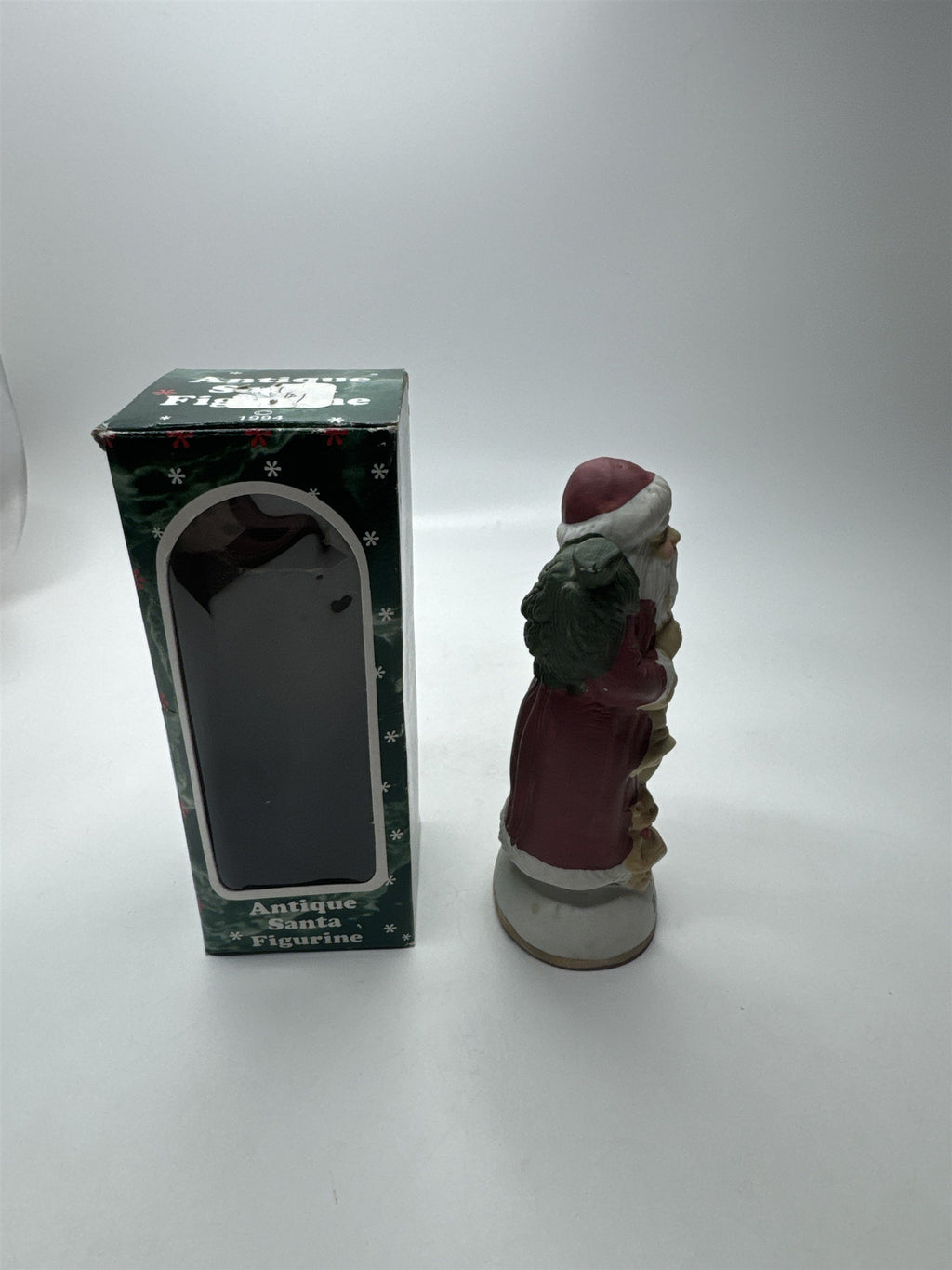 Christmas Reproductions Memories of Santa 1900 Belgium Figurine Vintage
