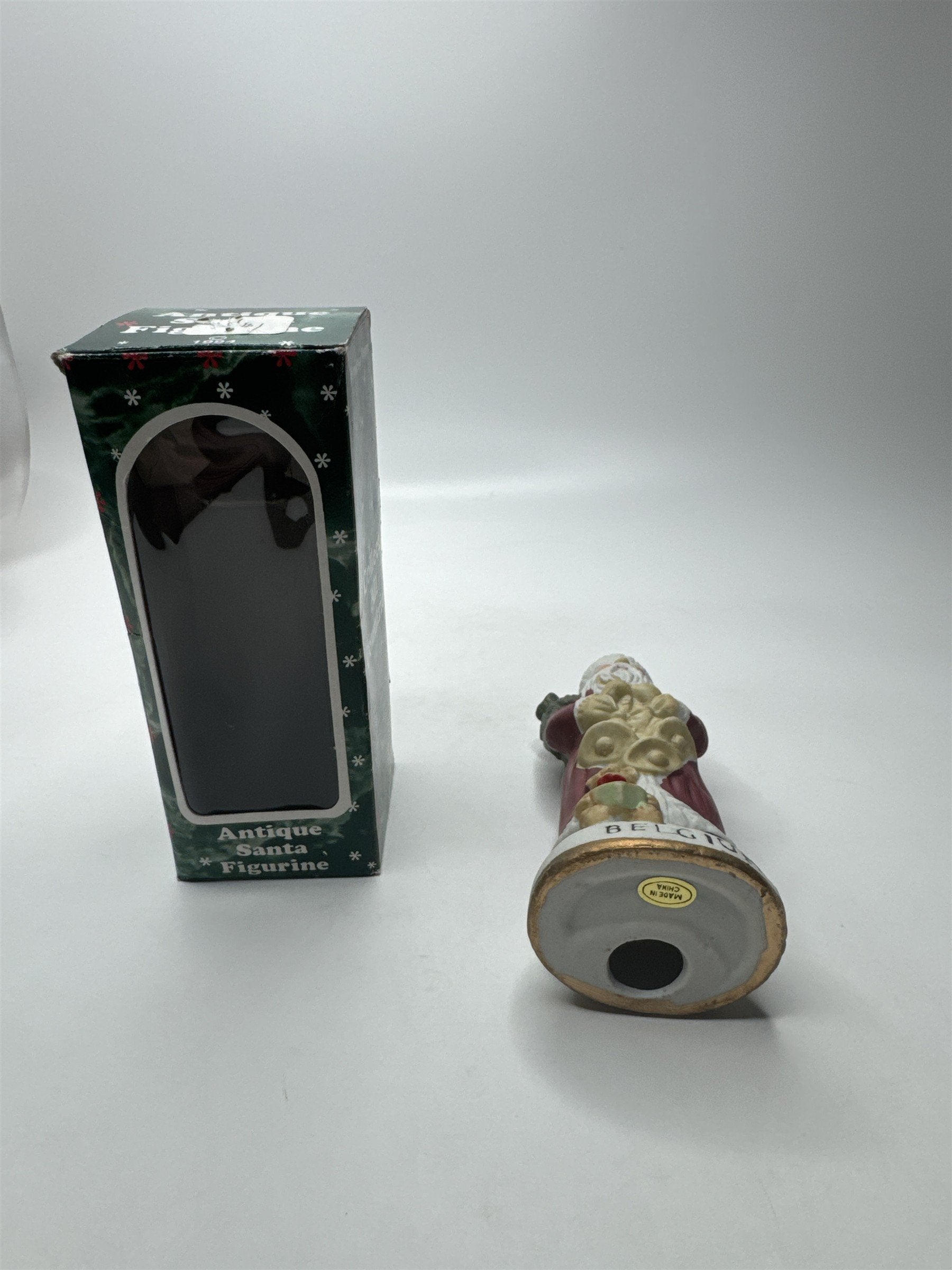 Christmas Reproductions Memories of Santa 1900 Belgium Figurine Vintage
