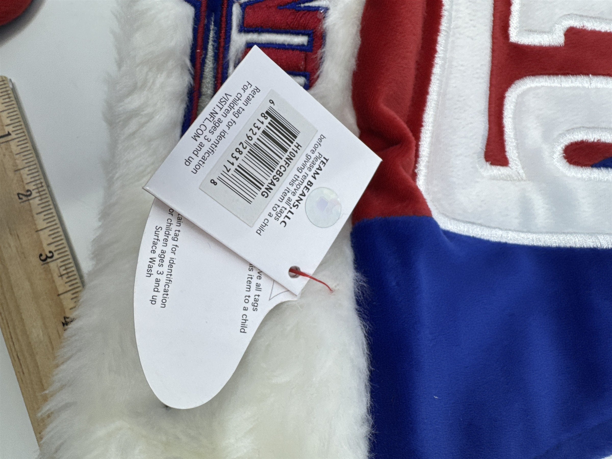 New York Giants NFL Red And Blue Plush Christmas Stocking And Hat Set