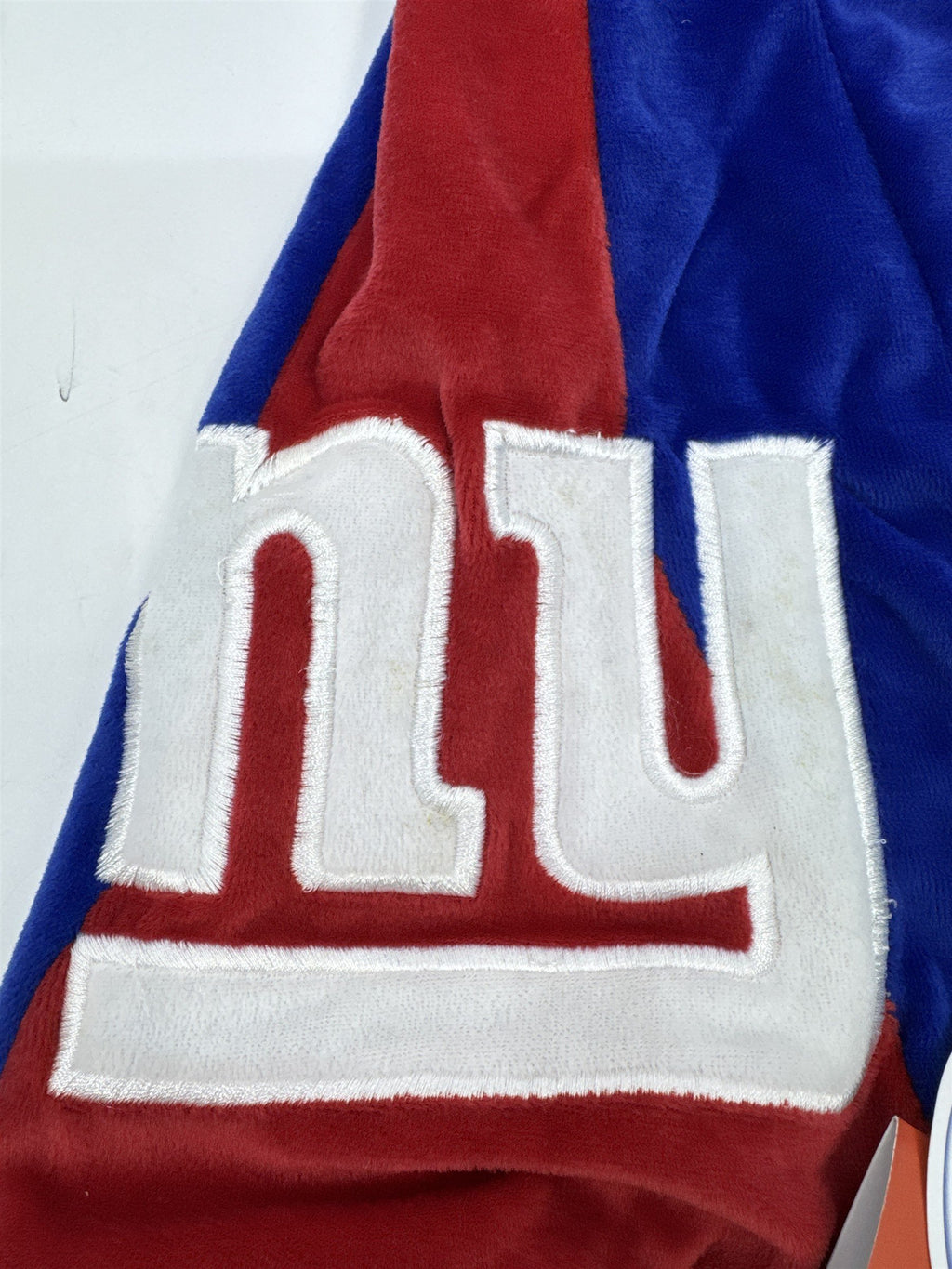 New York Giants NFL Red And Blue Plush Christmas Stocking And Hat Set