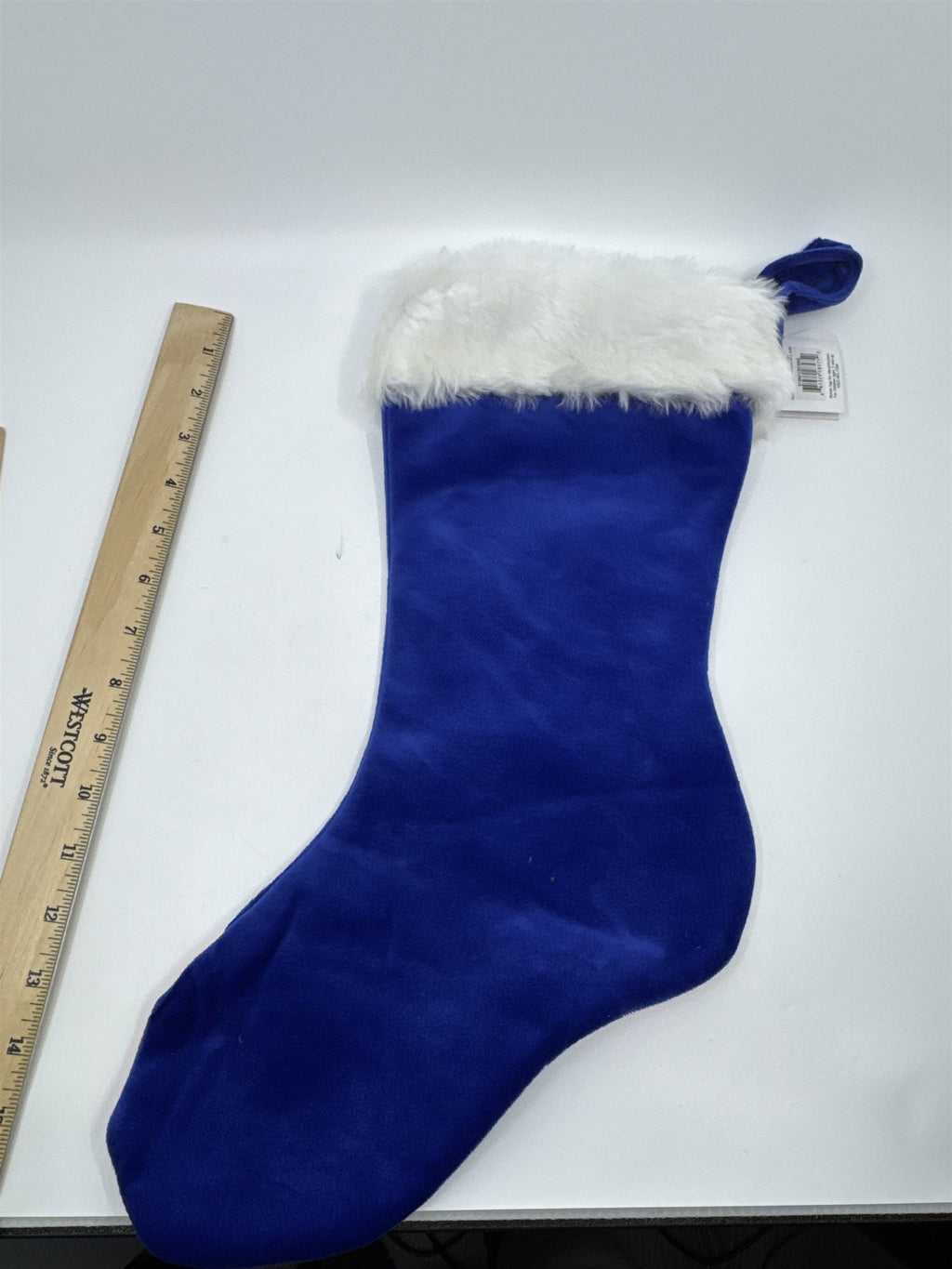 New York Giants NFL Red And Blue Plush Christmas Stocking And Hat Set