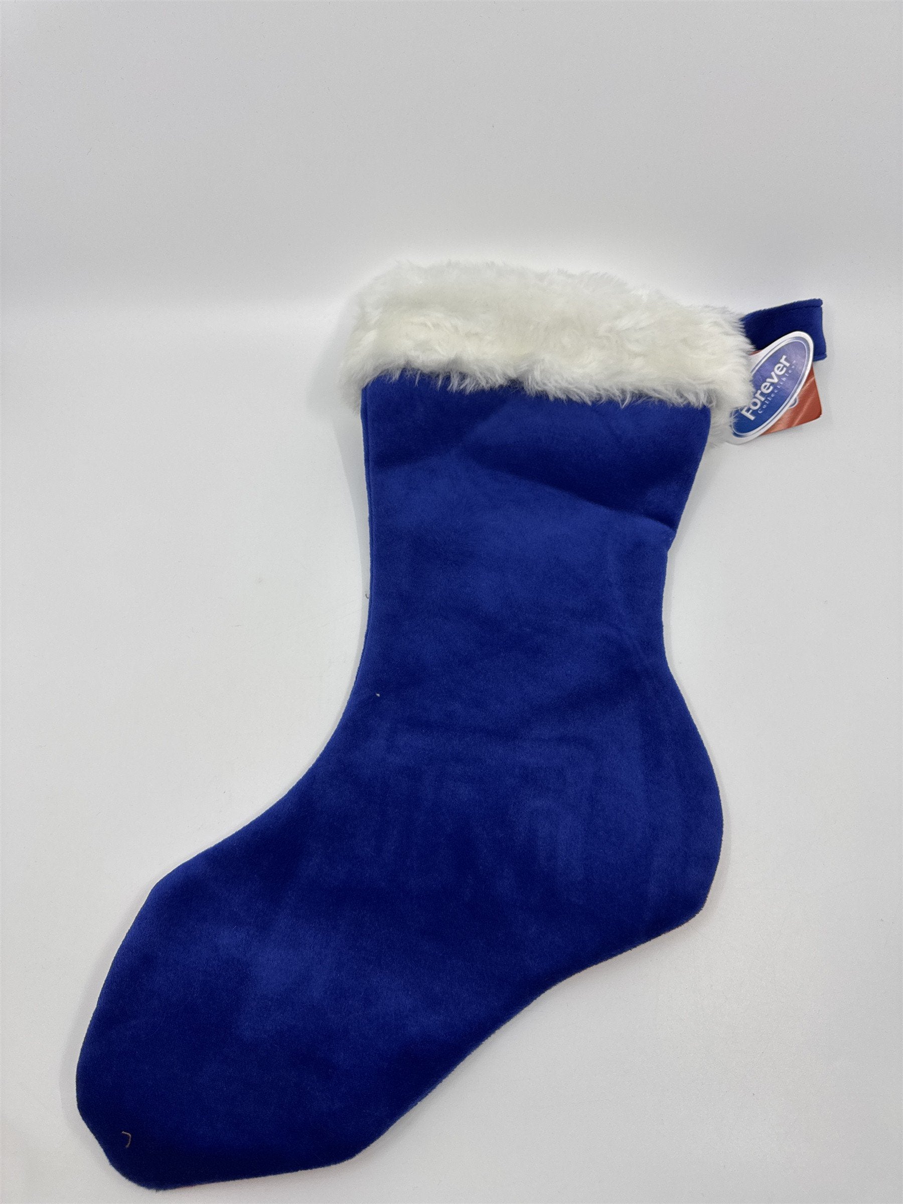 New York Giants NFL Red And Blue Plush Christmas Stocking And Hat Set