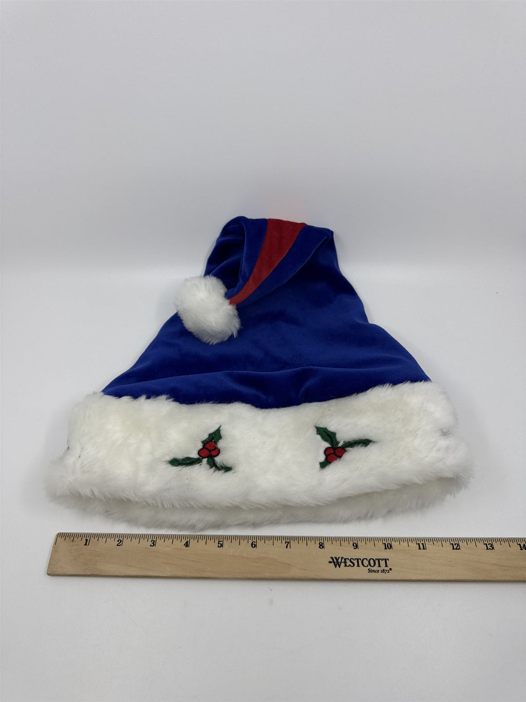New York Giants NFL Red And Blue Plush Christmas Stocking And Hat Set