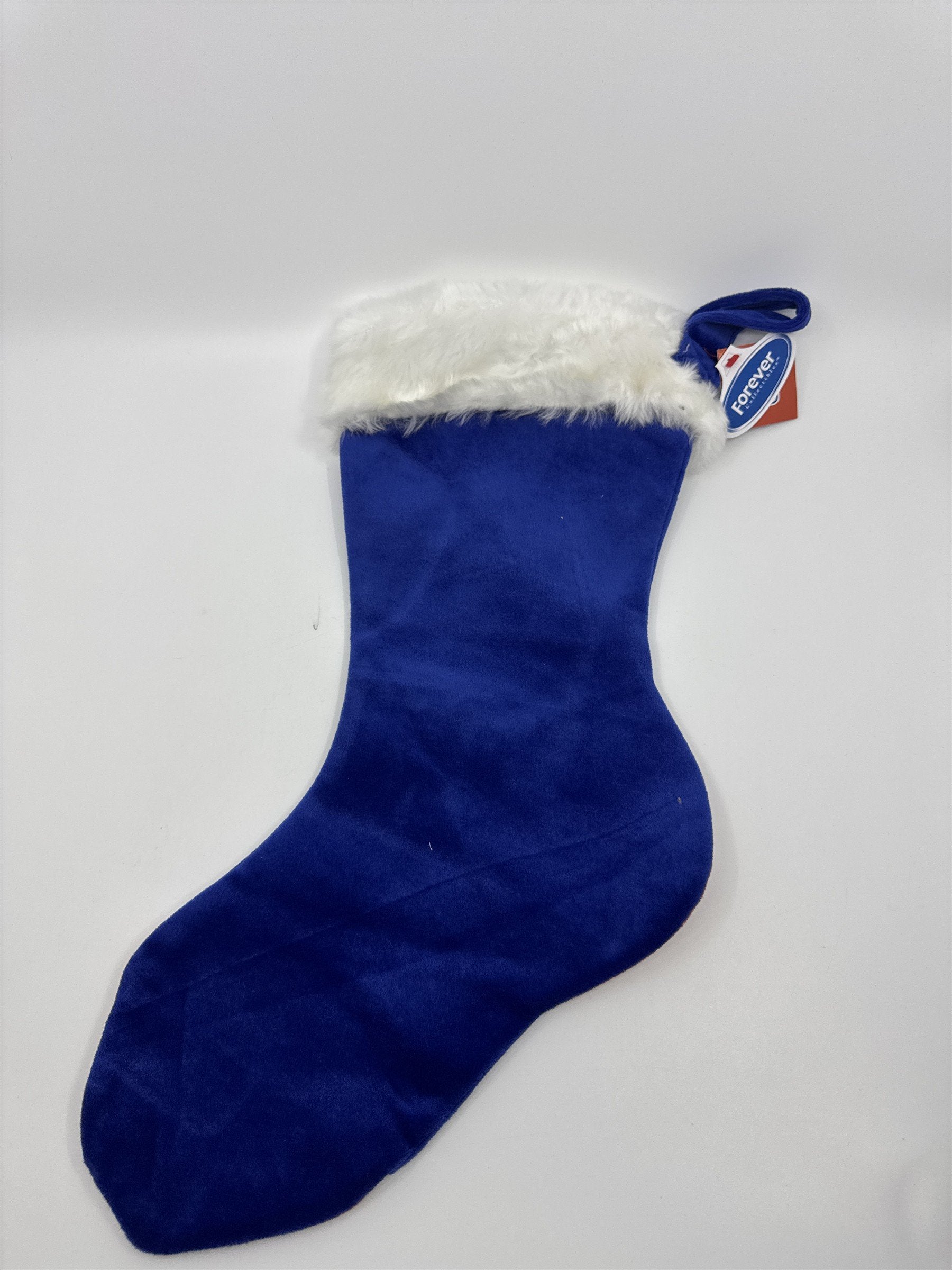 New York Giants NFL Red And Blue Plush Christmas Stocking And Hat Set