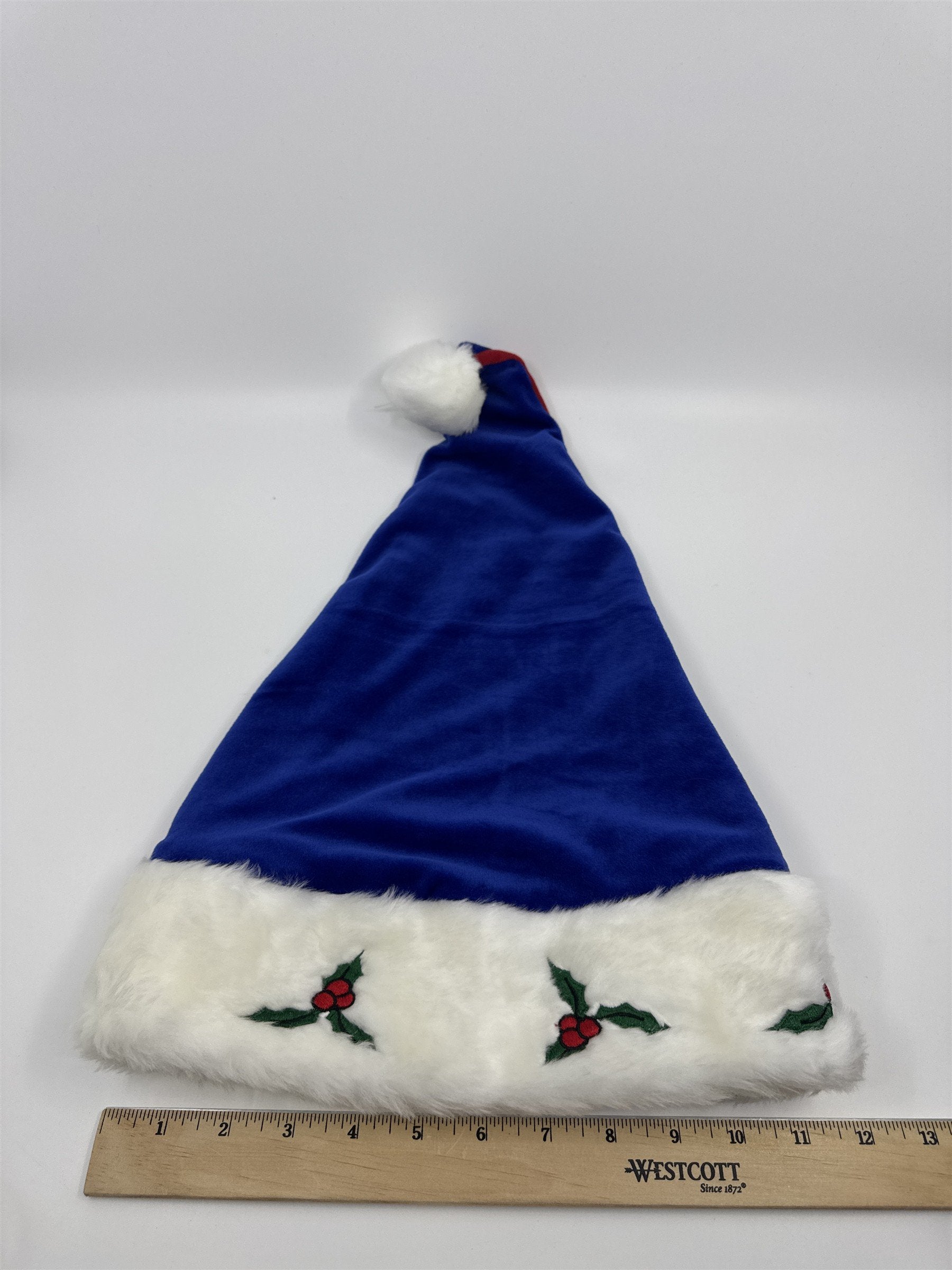 New York Giants NFL Red And Blue Plush Christmas Stocking And Hat Set