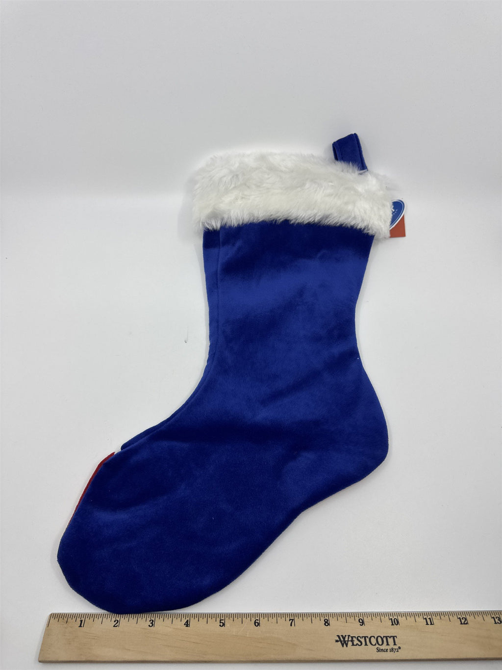 New York Giants NFL Red And Blue Plush Christmas Stocking And Hat Set