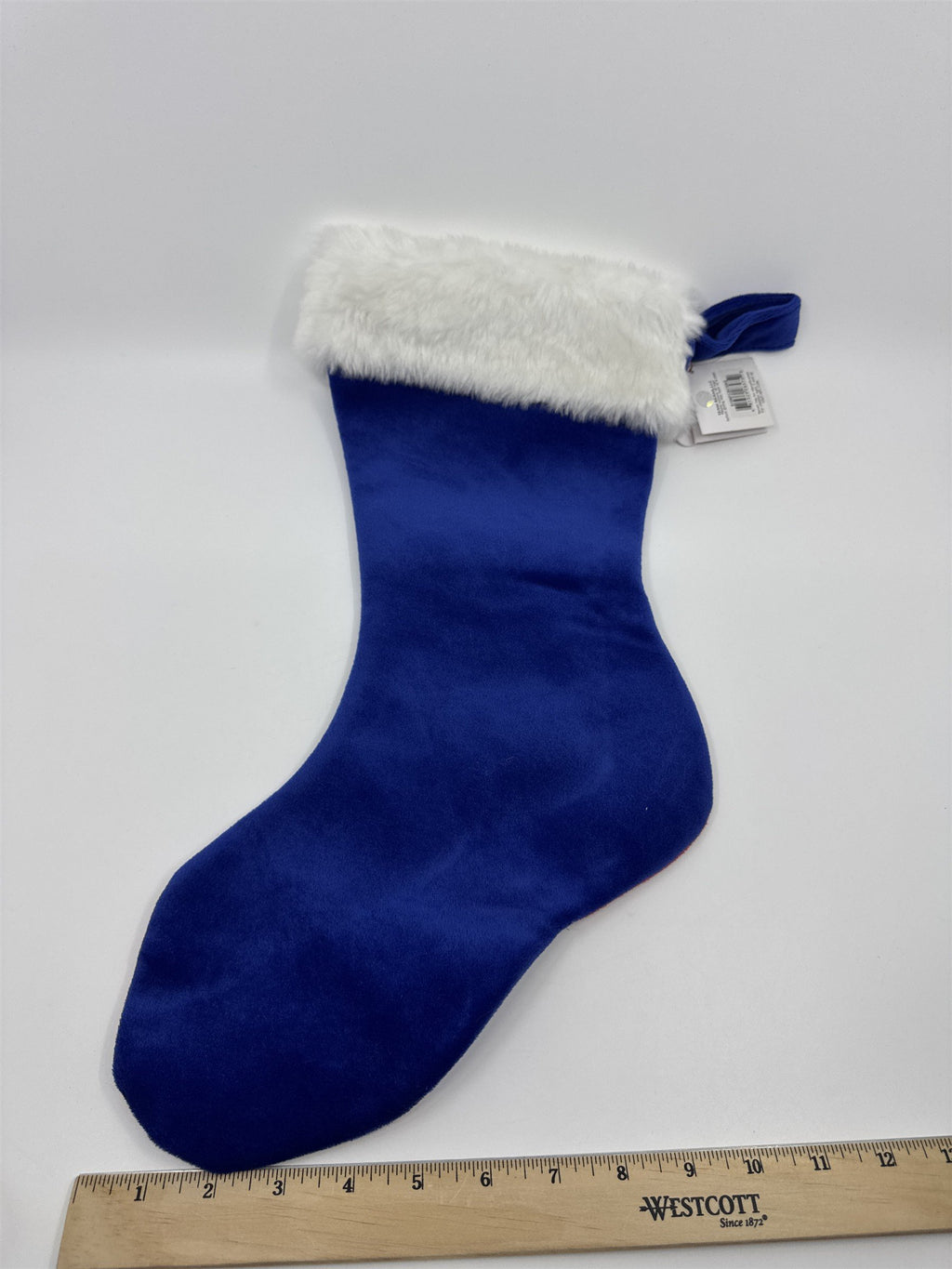 New York Giants NFL Red And Blue Plush Christmas Stocking And Hat Set