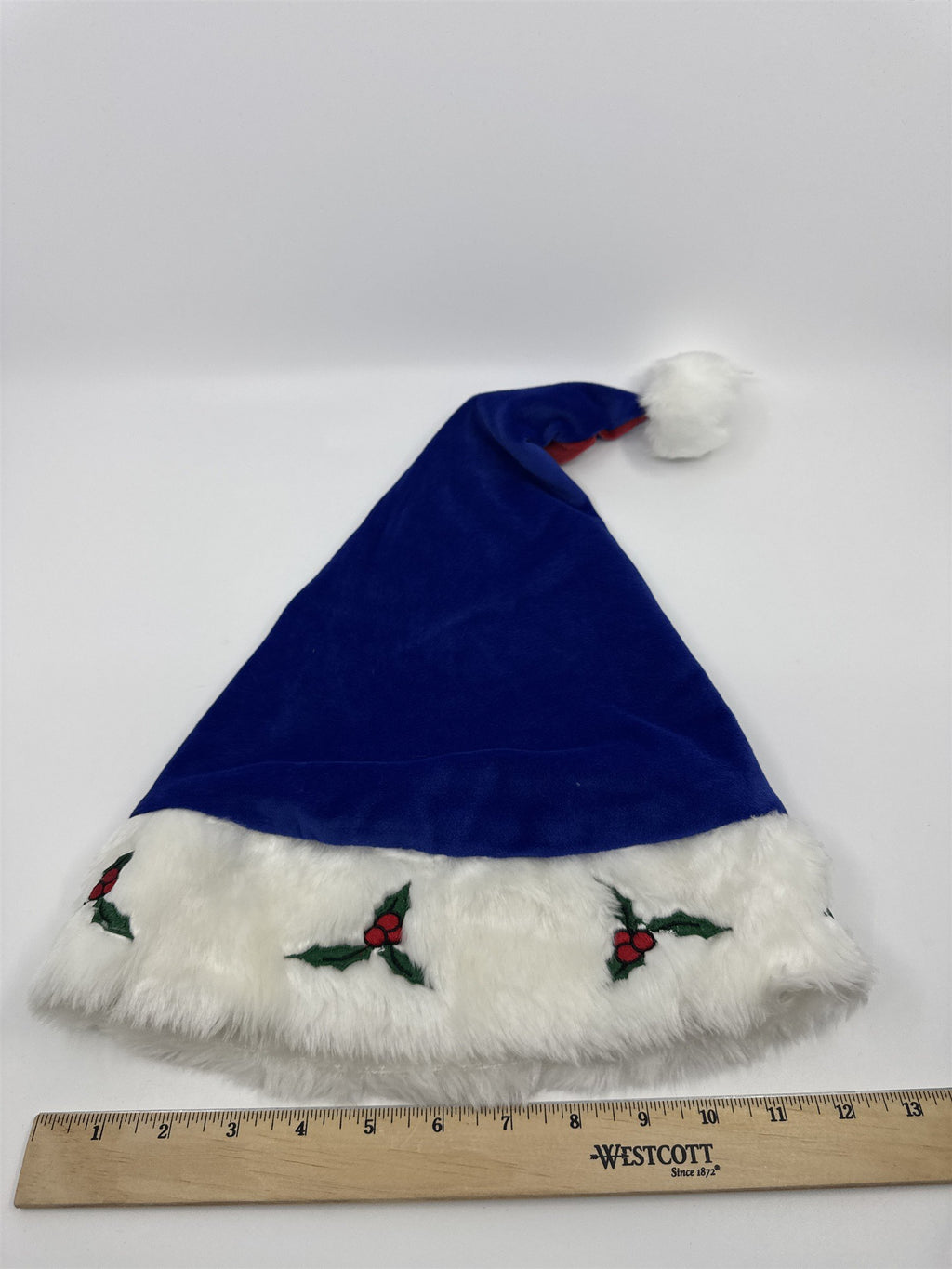 New York Giants NFL Red And Blue Plush Christmas Stocking And Hat Set