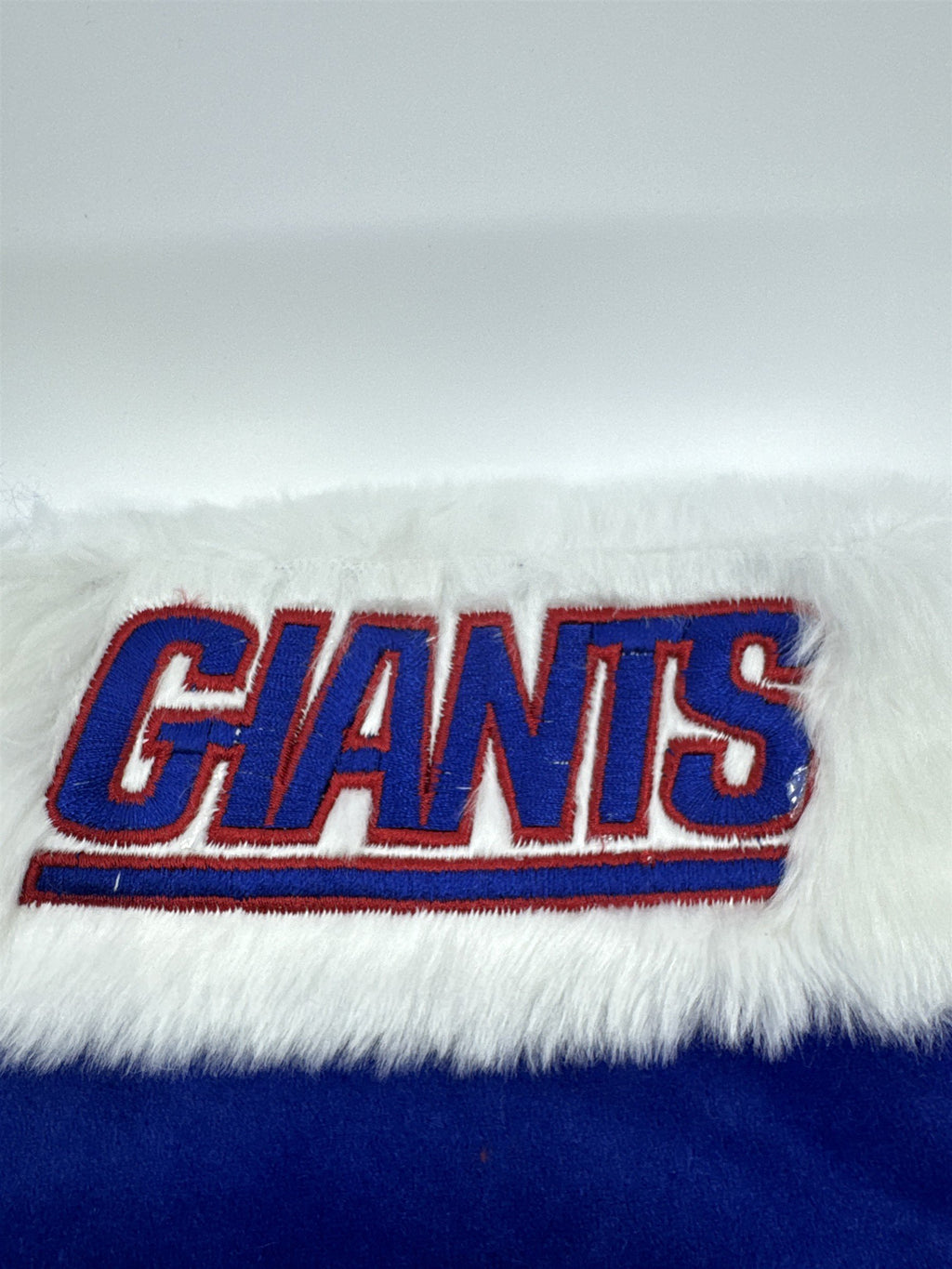 New York Giants NFL Red And Blue Plush Christmas Stocking And Hat Set