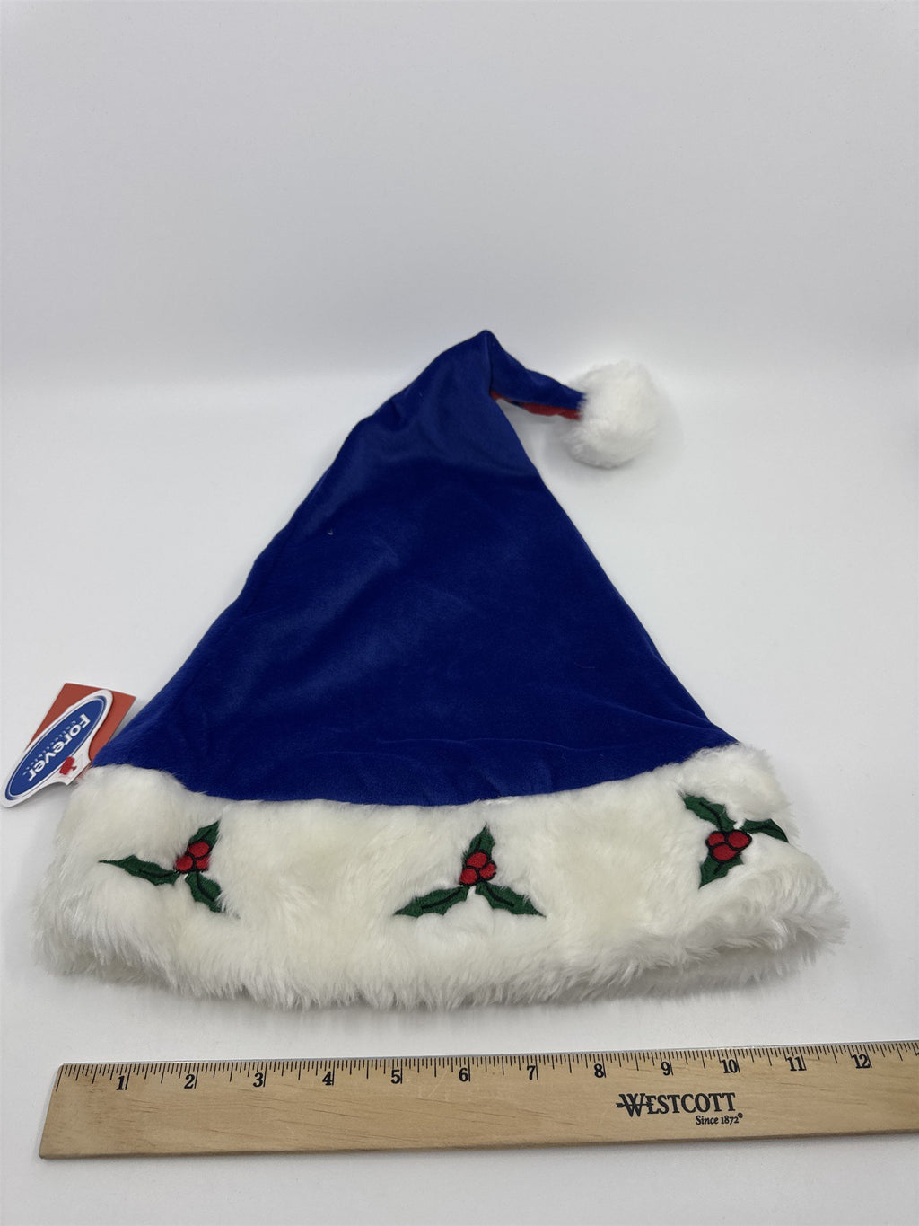 New York Giants NFL Red And Blue Plush Christmas Stocking And Hat Set