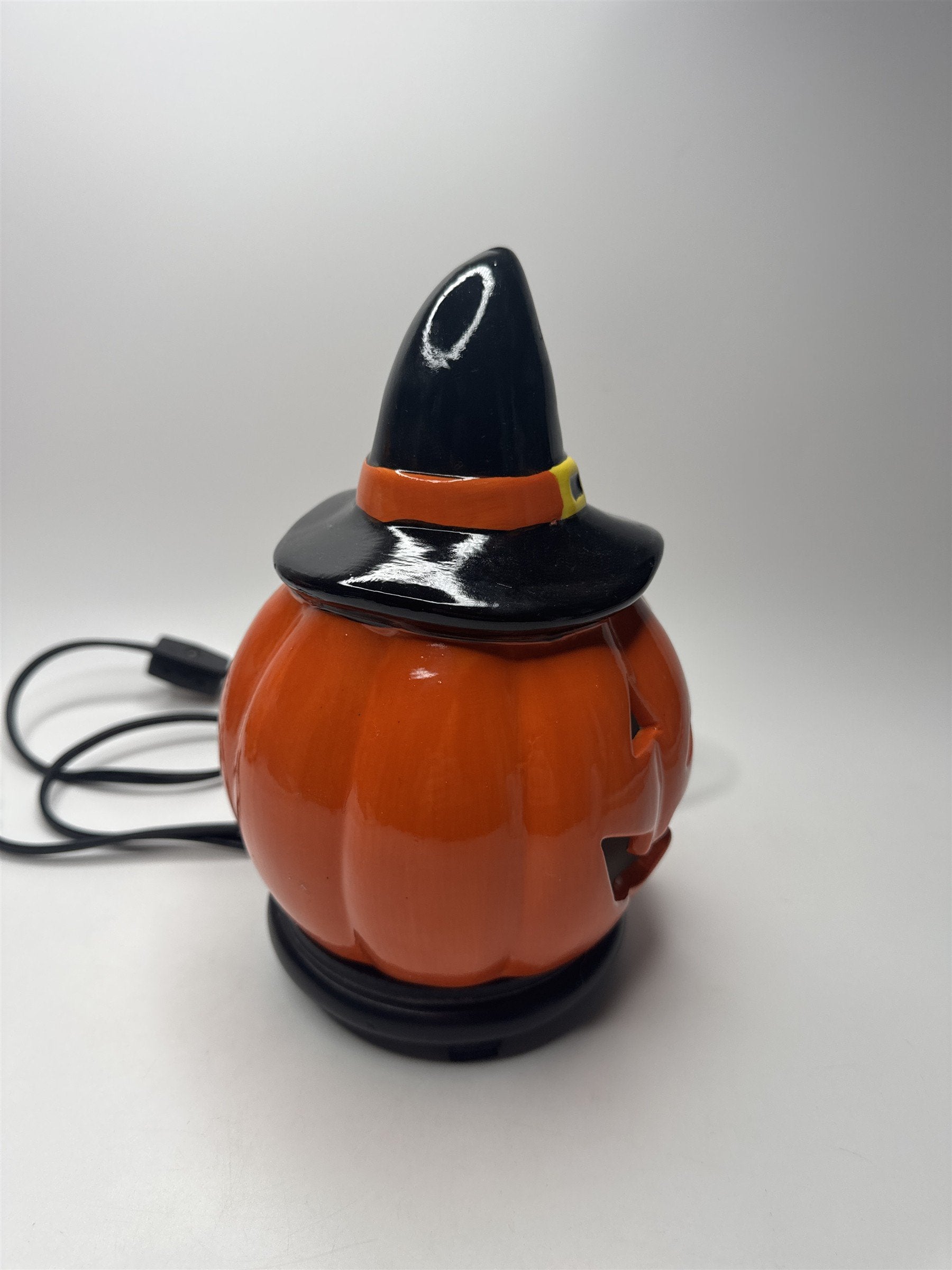 Vintage Halloween Light Up Jack-O-Lantern Home Decor Pumpkin Light