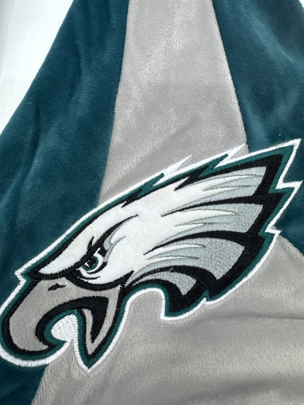 Philadelphia Eagles NFL Green And Grey Plush Christmas Stocking And Hat Set