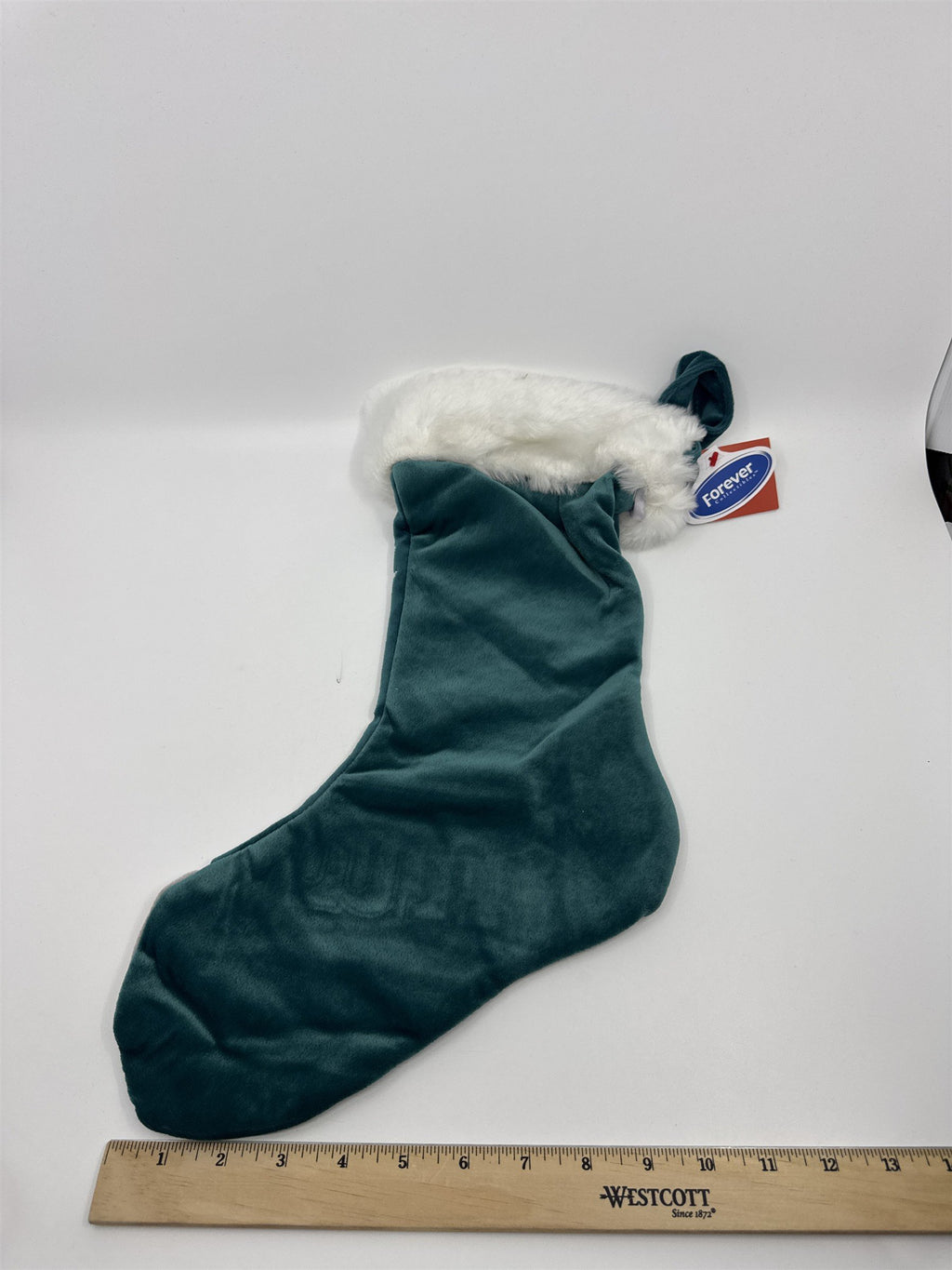 Philadelphia Eagles NFL Green And Grey Plush Christmas Stocking And Hat Set