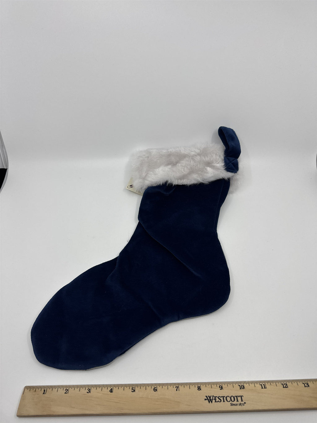New York Yankees MLB Blue And Grey Plush Christmas Stocking And Hat Set