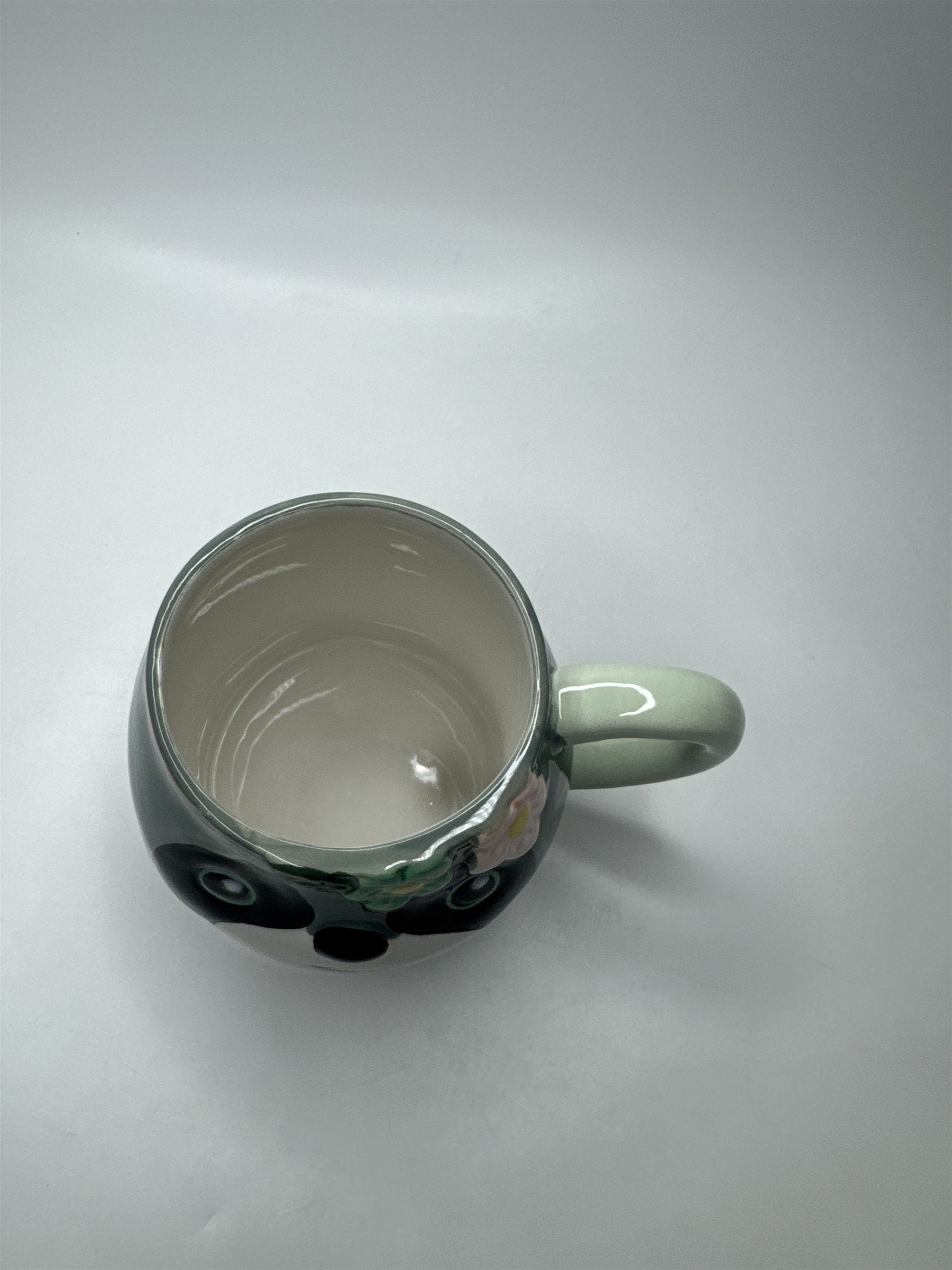 Cute Sloth Mug with Floral Adornment Big Eyes Sloth Mug by Boston Warehouse 18oz