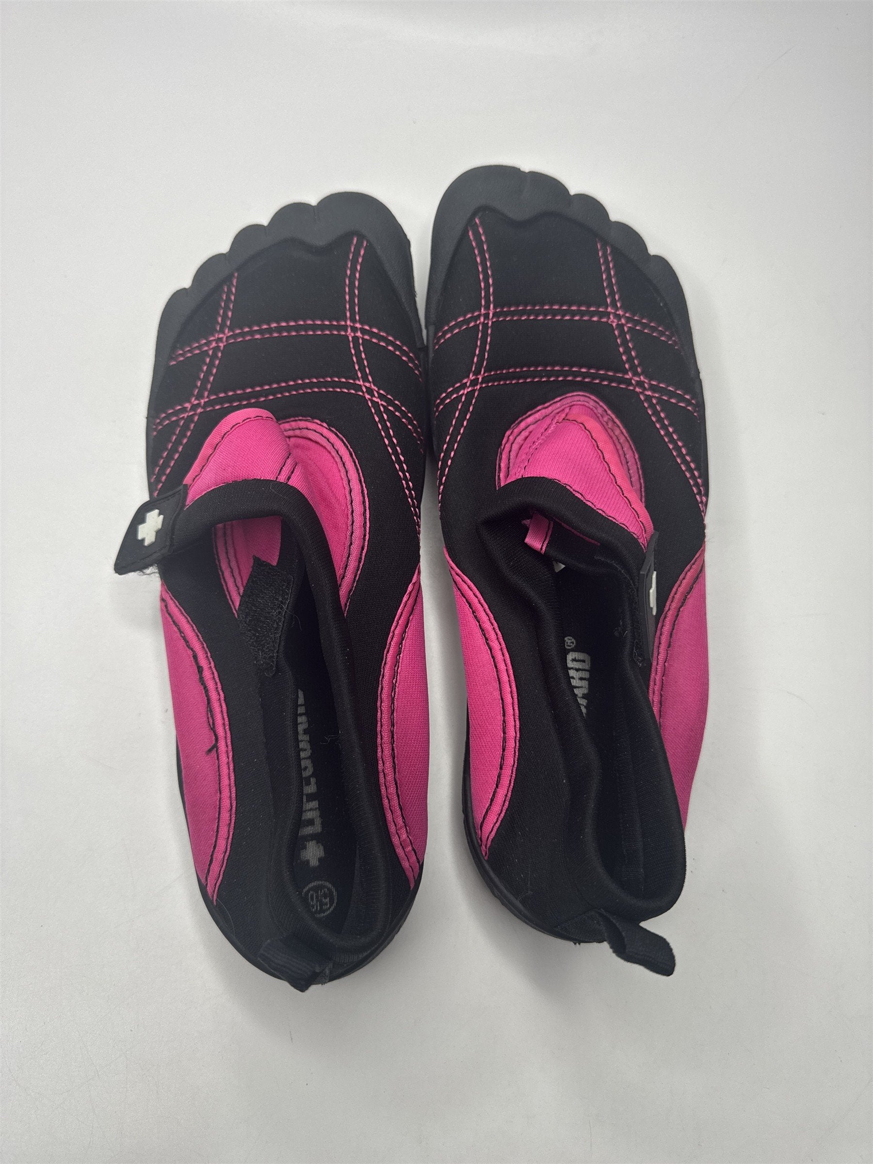 Womens Lifeguard Brand Pink Black Water Beach Shoes Aqua Socks
