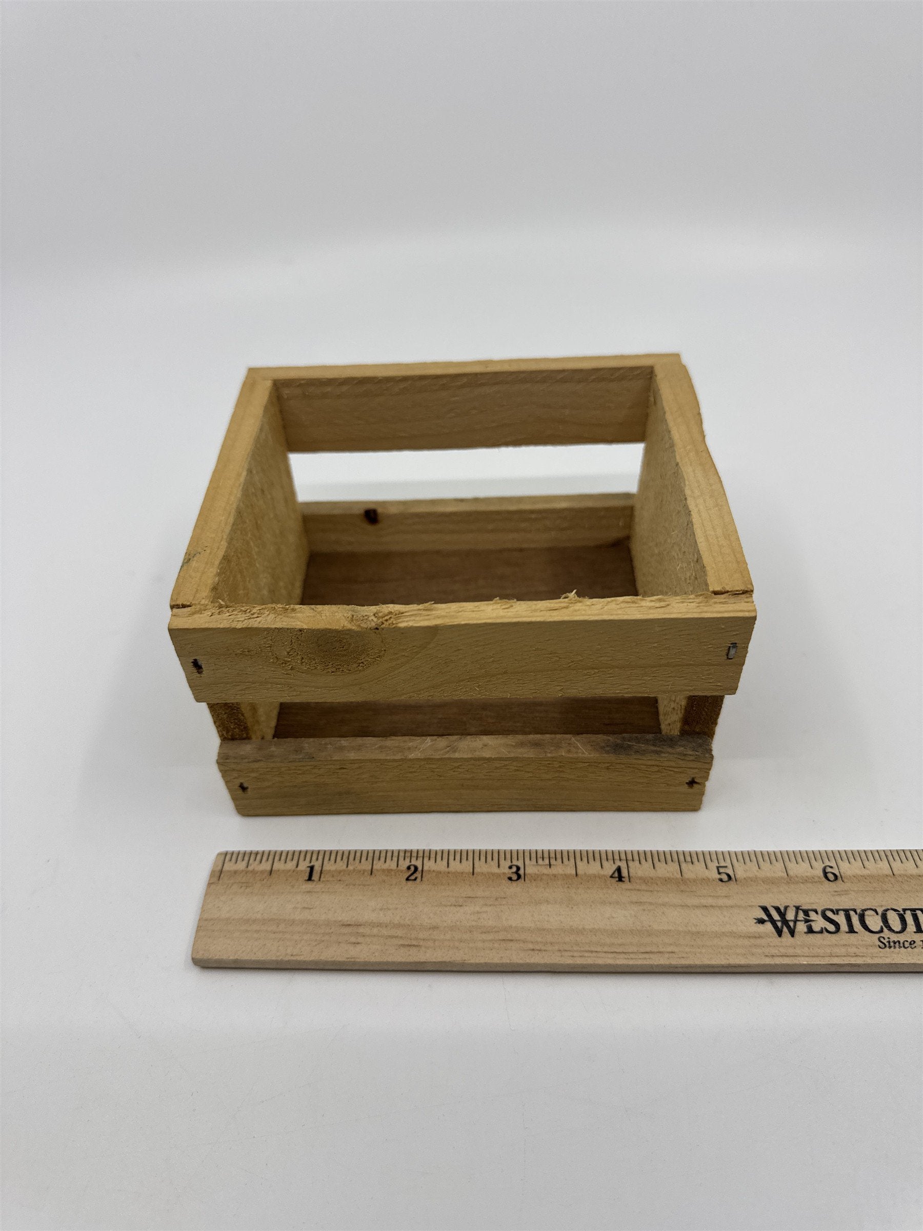 Vintage Wooden Small Soap Towel 10 Cents Wooden Decorative Box