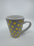 California Pantry Gold And White Polka Dot Coffee Drinking Mug