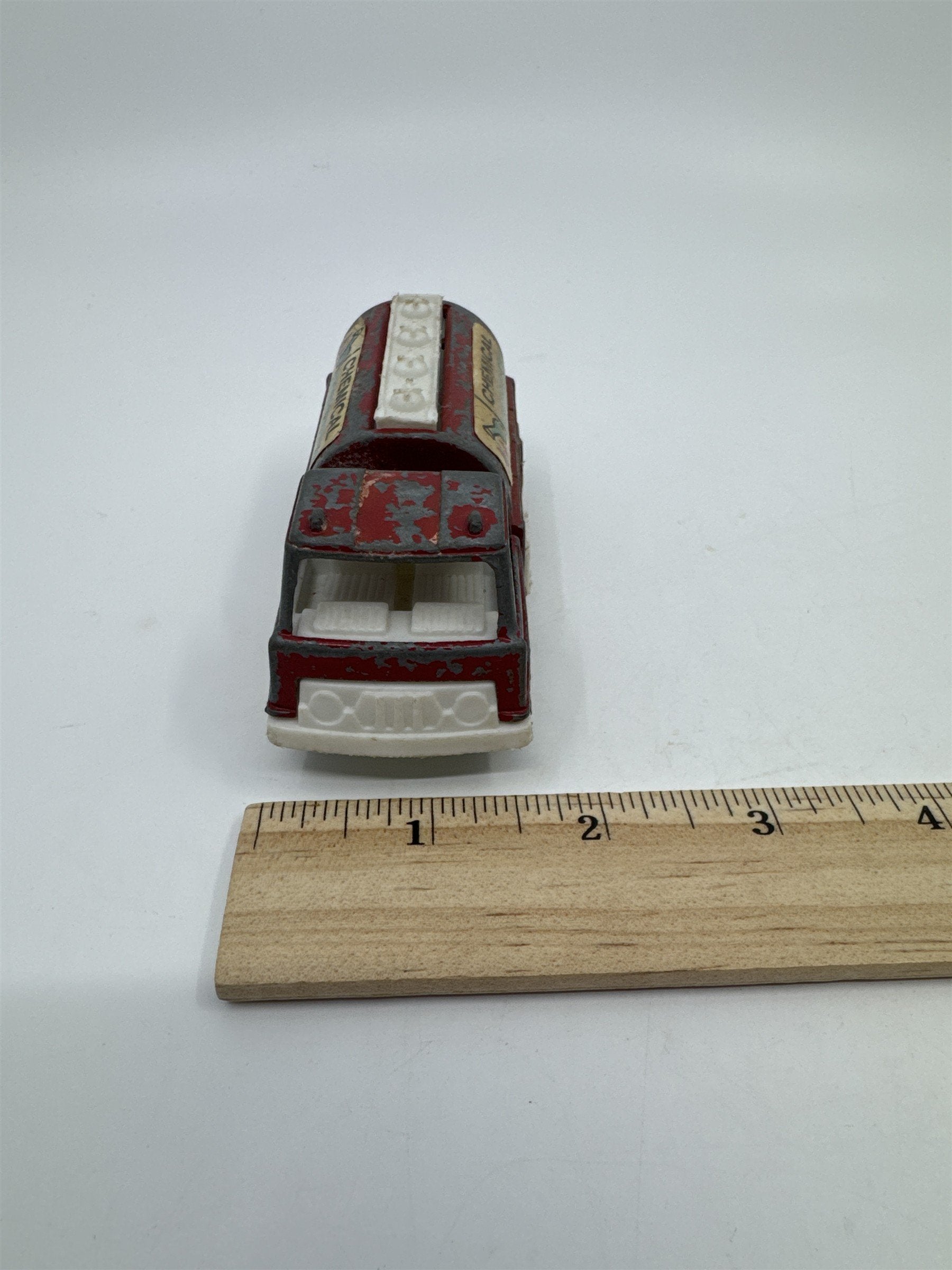 Vintage Tootsie Toy Red Chemical Extinguisher Fire Truck