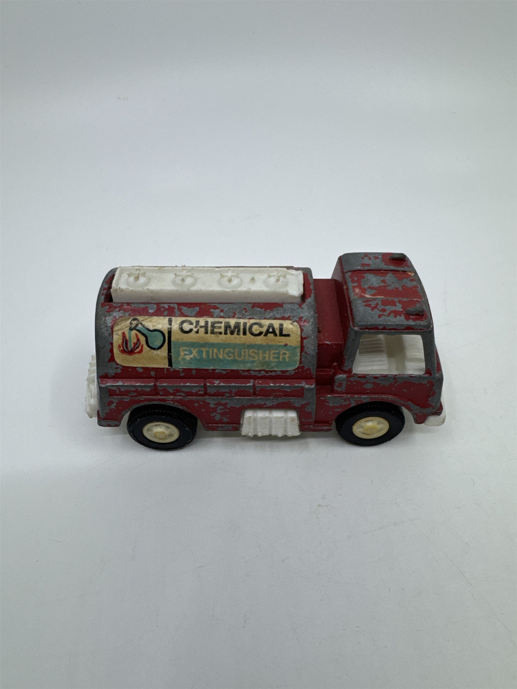 Vintage Tootsie Toy Red Chemical Extinguisher Fire Truck