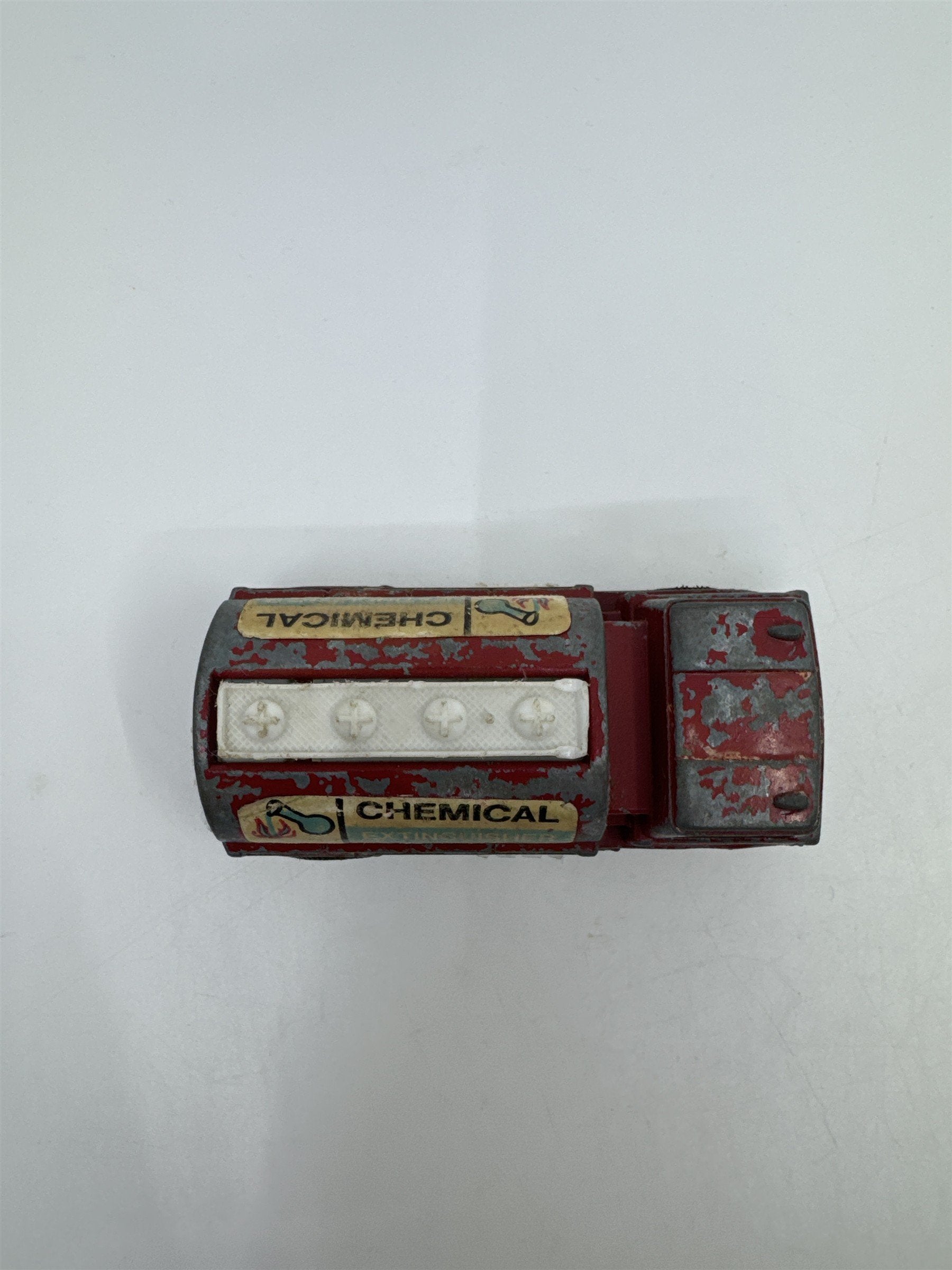 Vintage Tootsie Toy Red Chemical Extinguisher Fire Truck