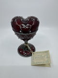 Red Rue Moliere Heart Shaped Music Box W/ Tag Music Box Collection