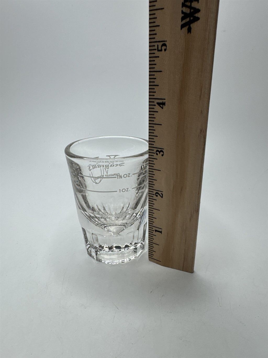 VTG Seagram's VO Canadian Whisky 1.5oz Measuring Jigger Barware Shot Glass
