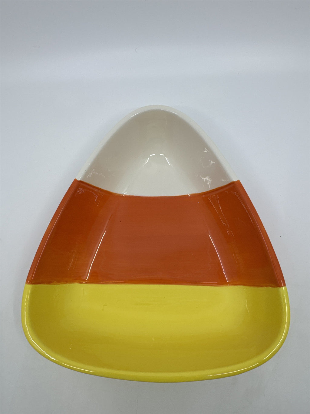 Halloween Candy Corn Shaped Bowl/Dish Decorative Halloween Serving Bowl
