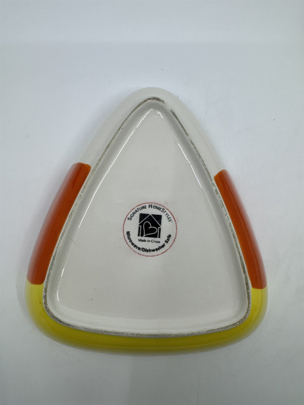 Halloween Candy Corn Shaped Bowl/Dish Decorative Halloween Serving Bowl