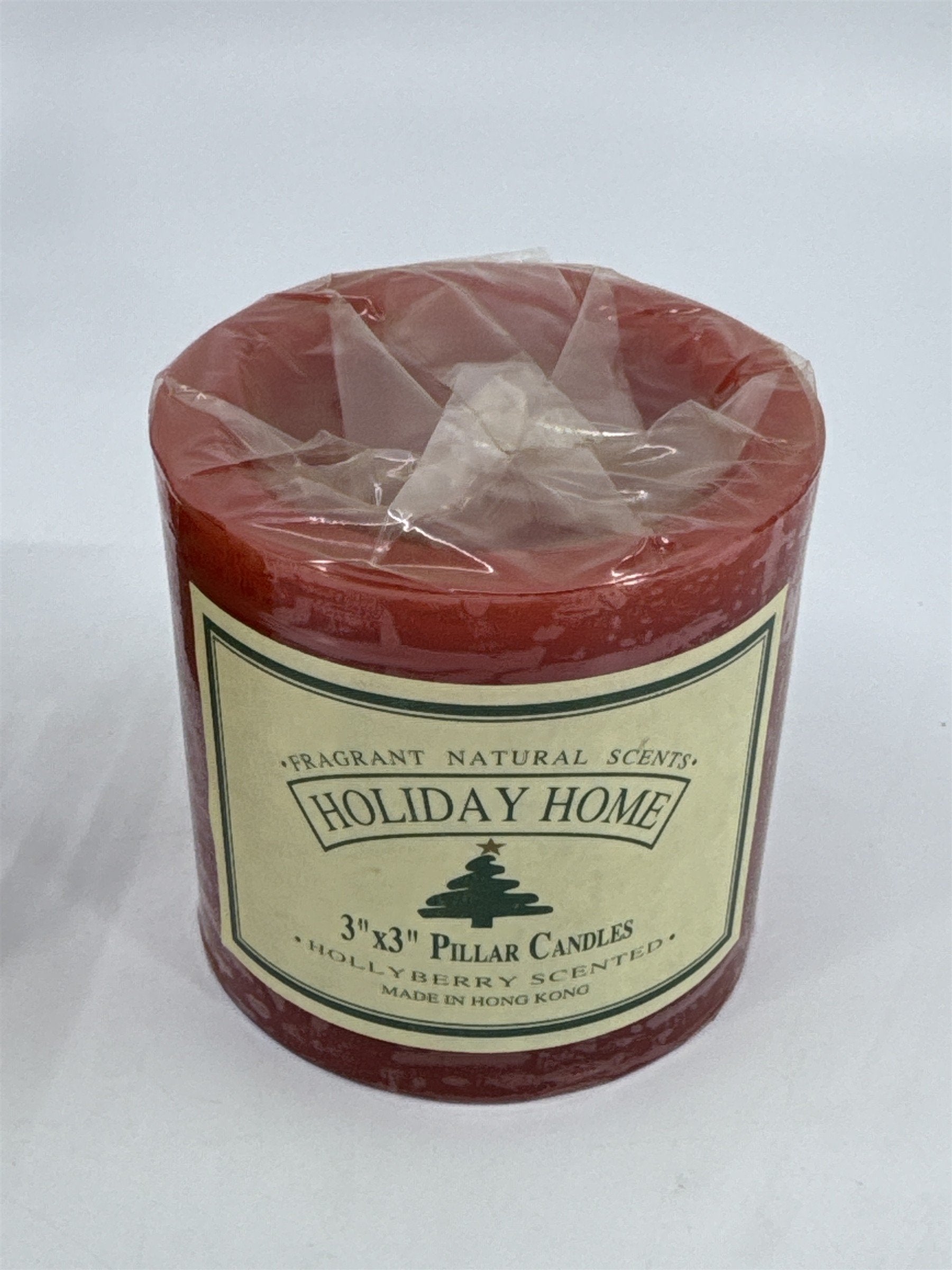 Vintage Metal Holiday Christmas Reindeer Candle Holder W/ Red Candle