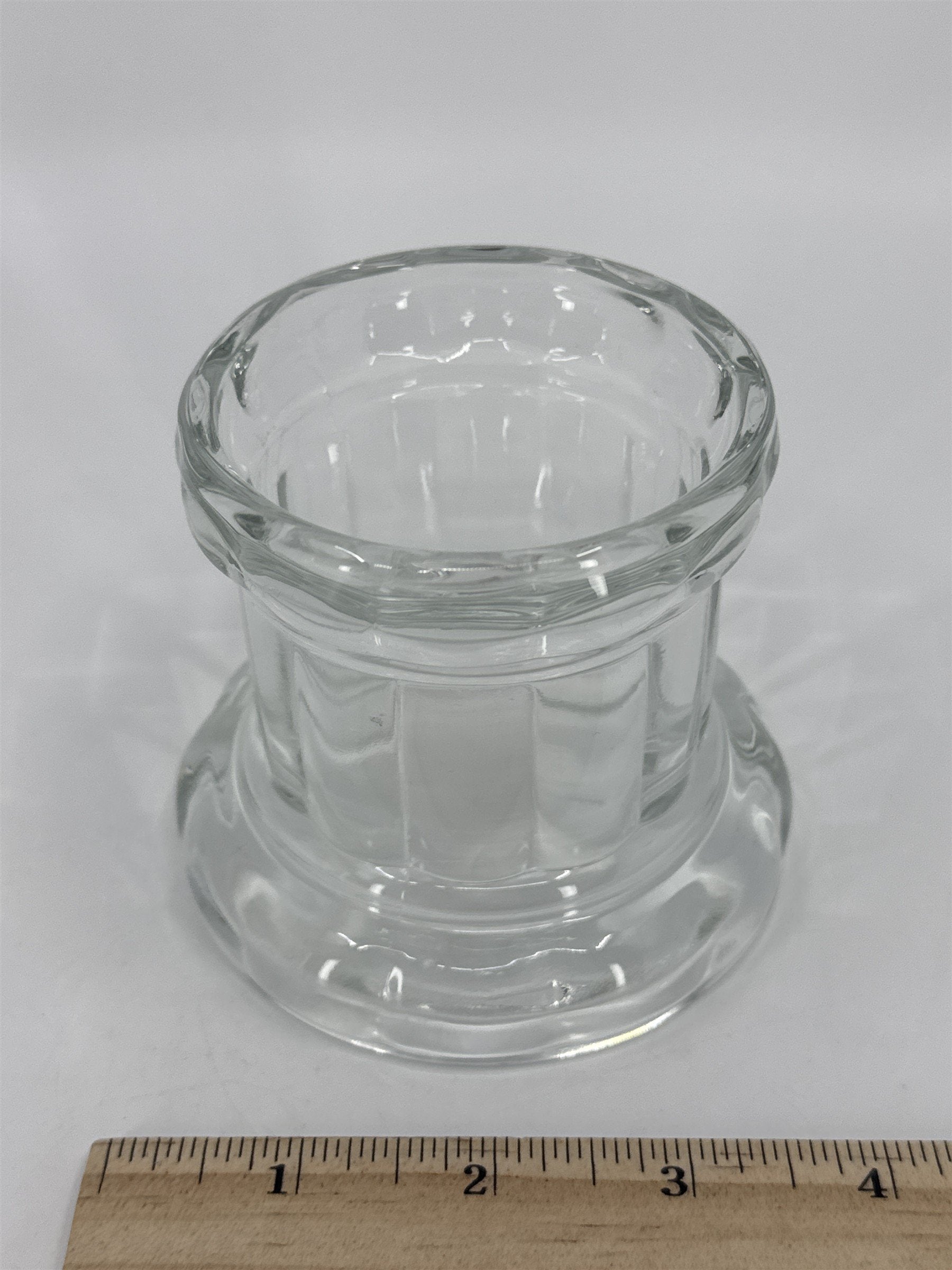 Home Interiors Glass Votive Pillar Candle Holder Decorative Elegant Votive