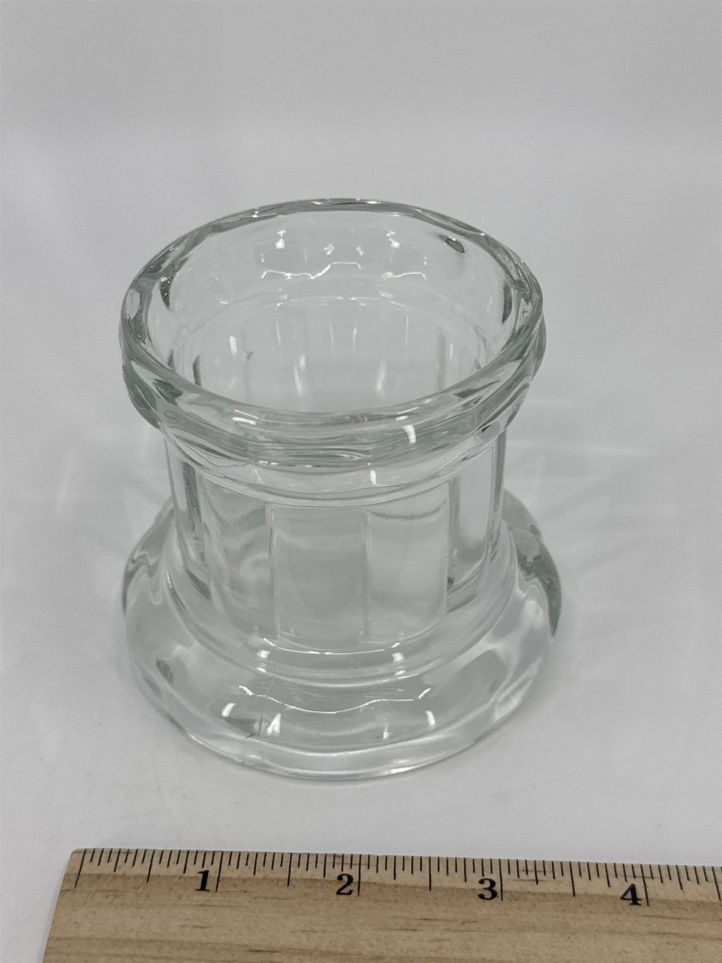 Home Interiors Glass Votive Pillar Candle Holder Decorative Elegant Votive