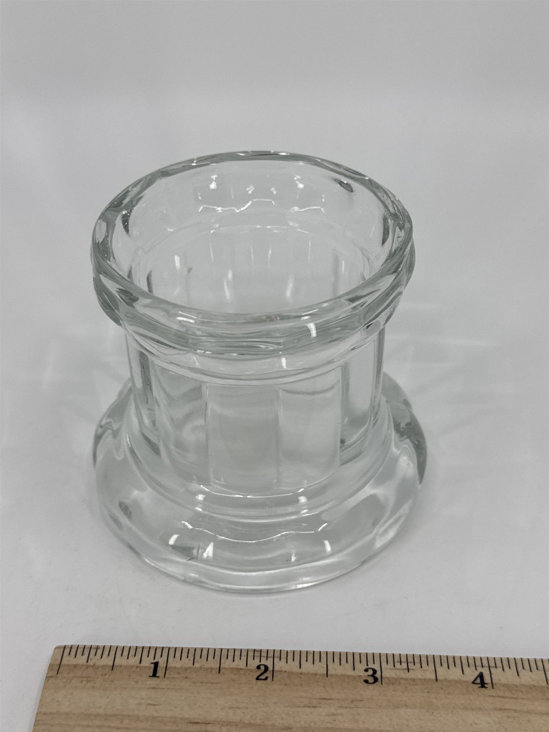 Home Interiors Glass Votive Pillar Candle Holder Decorative Elegant Votive