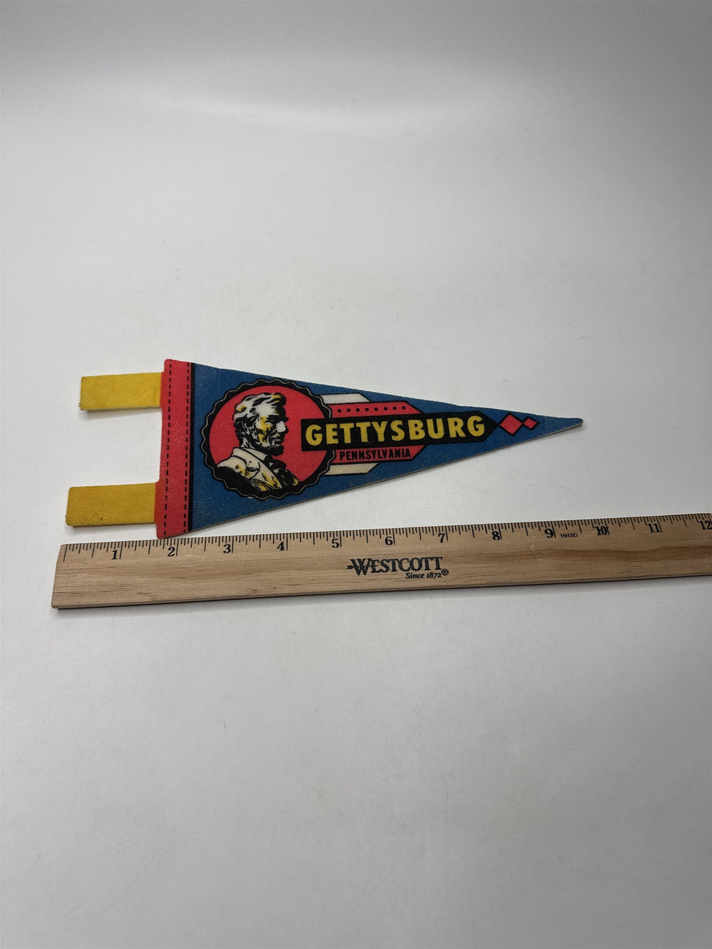 Vintage Gettysburg Pennsylvania 10: Souvenir Pennant
