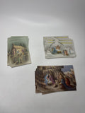 Vtg 30 Christmas Postcards Lux Series Printed in Italy Holiday Lot