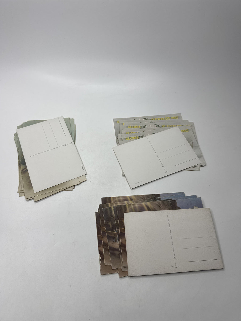 Vtg 30 Christmas Postcards Lux Series Printed in Italy Holiday Lot