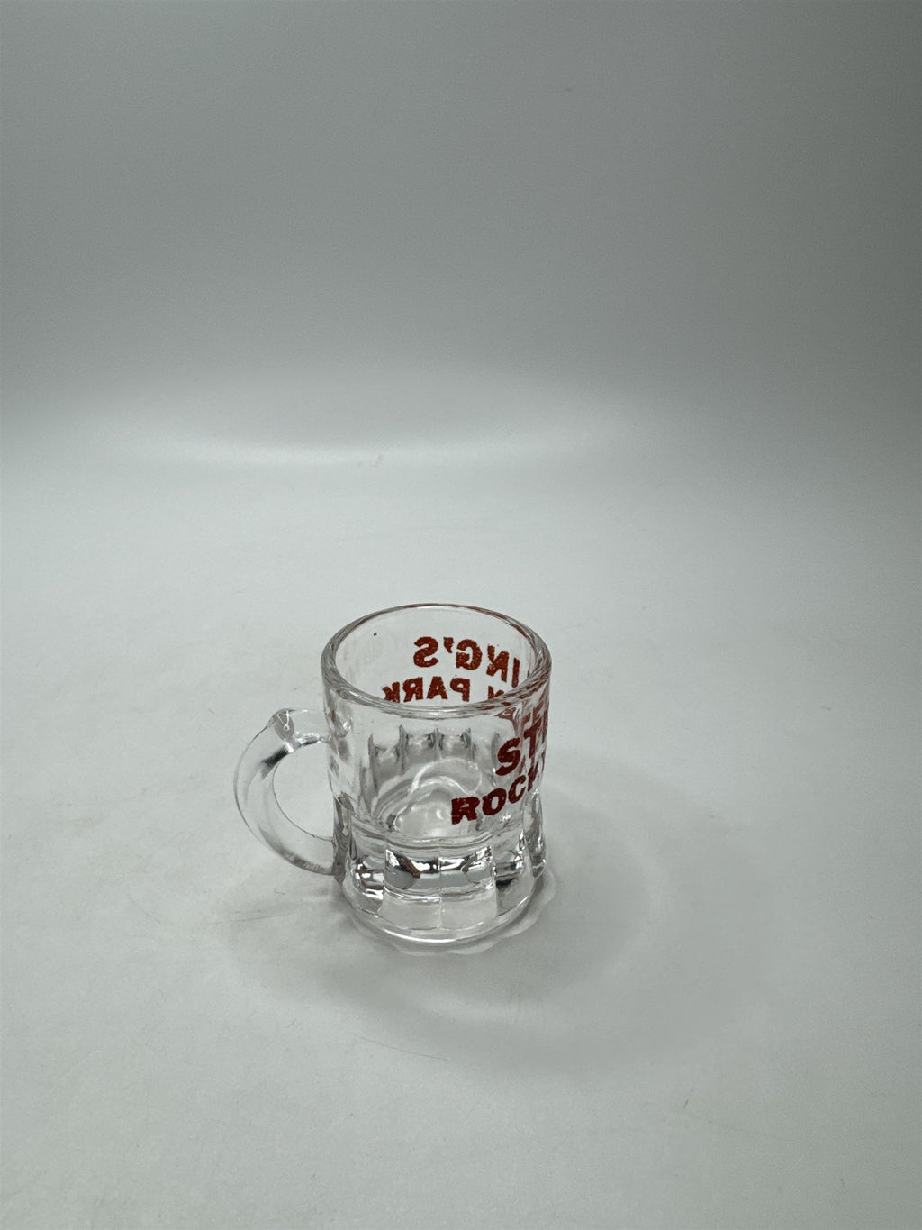Vintage Sterling's Rocky Glen Park Shot Glass Pennsylvania PA Souvenir Collectib