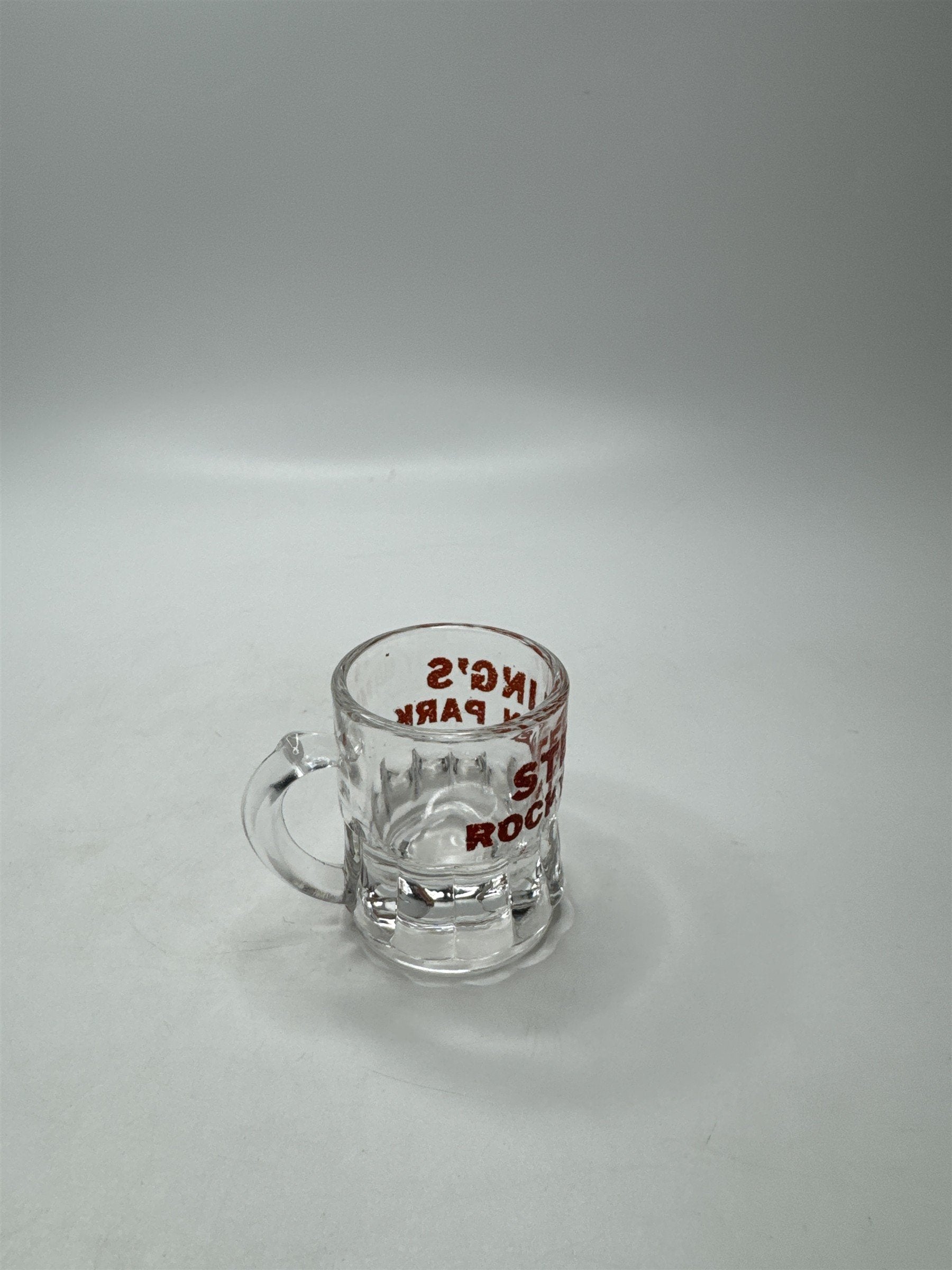 Vintage Sterling's Rocky Glen Park Shot Glass Pennsylvania PA Souvenir Collectib