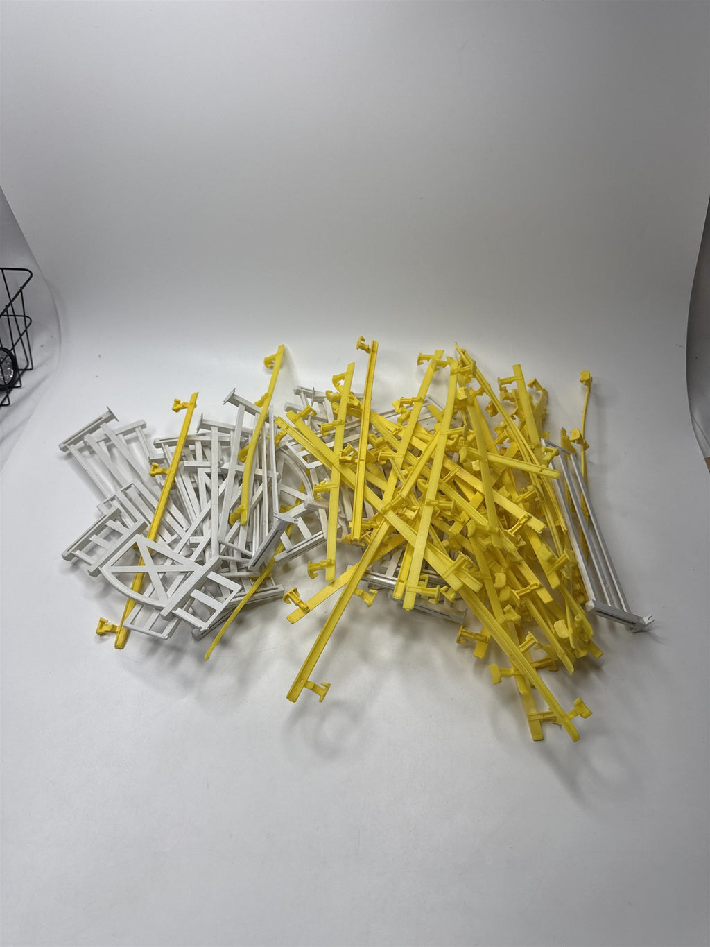 Vintage Plasticville USA Model Train Fence Parts & Tracks O/S Scale Lot Hobby