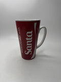 Coca-Cola Share a Coke with Santa Mug Soda Drink Coffee Cup Red Christmas 16oz